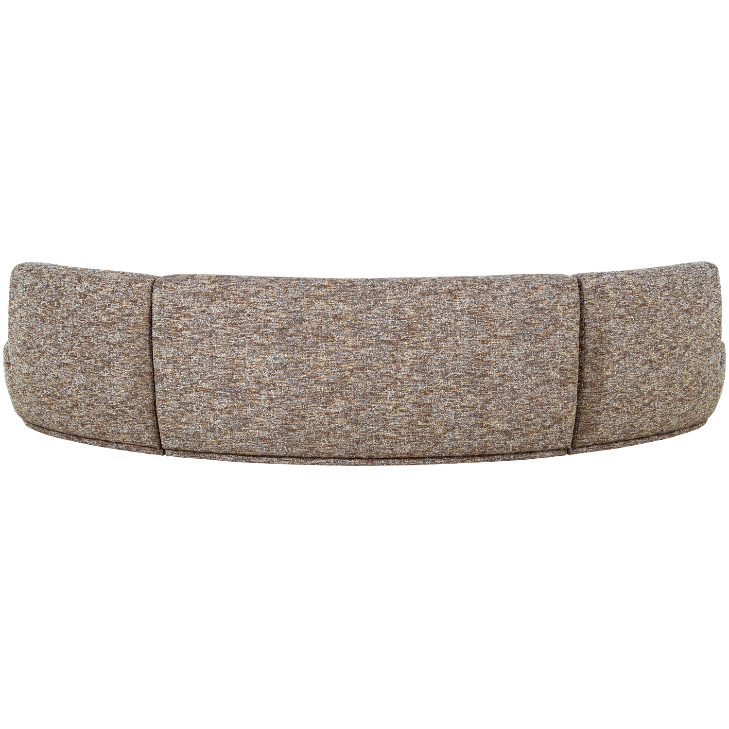 Batavier Light Brown Mélange Semi-Circular Sofa for 6 People