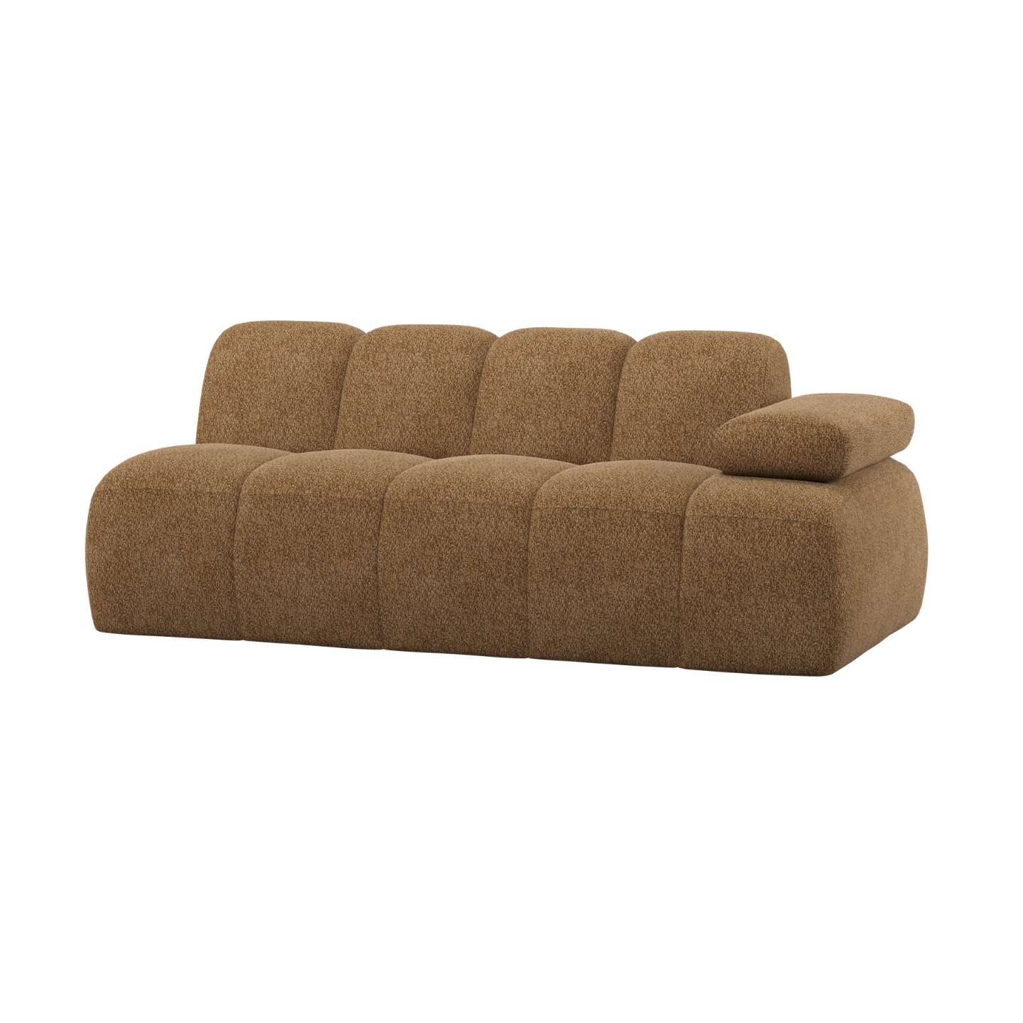 MOJO Modular Sofa - Right-Hand 2-Seater Honey Lambskin