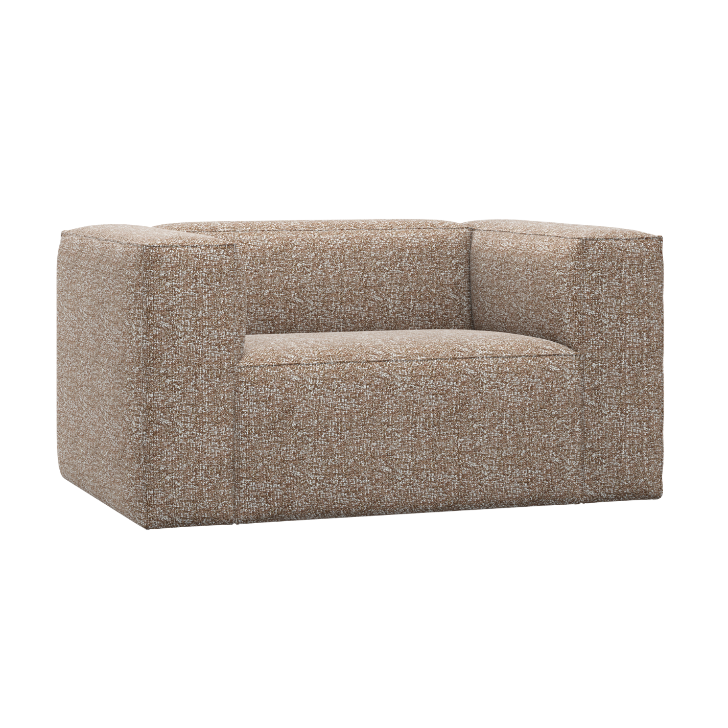 BEAN Armchair in Light Brown Mélange