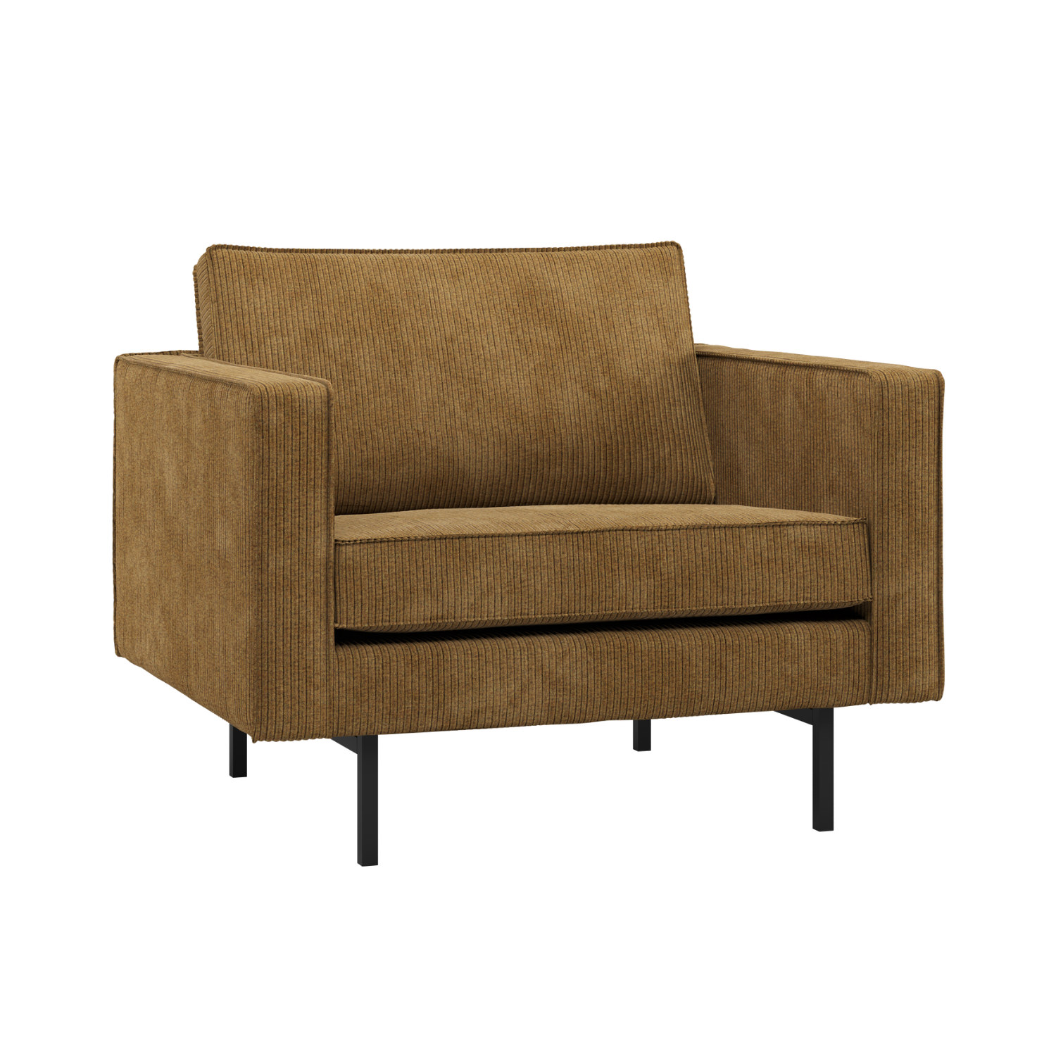RODEO Armchair in Honey Corduroy