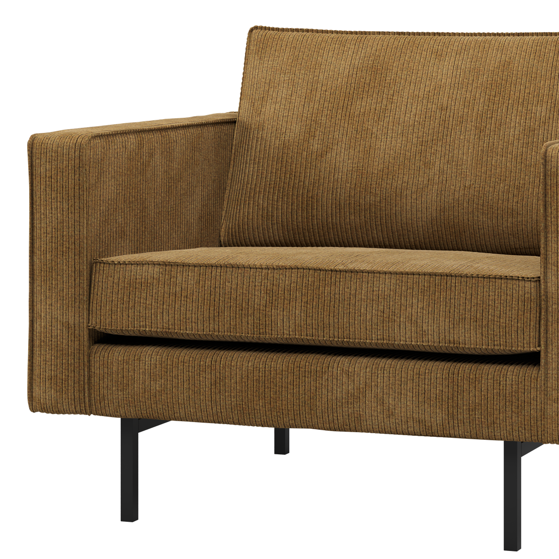 RODEO Armchair in Honey Corduroy