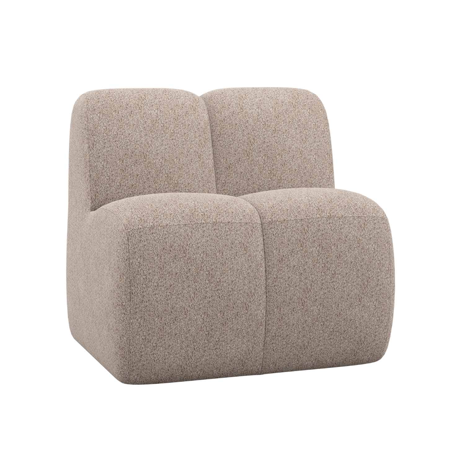 Armchair / MOJO BENCH module sand lamb