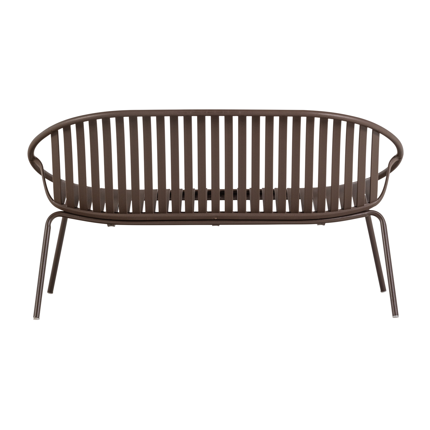 Brown 2-Seater Garden Sofa BRUCE