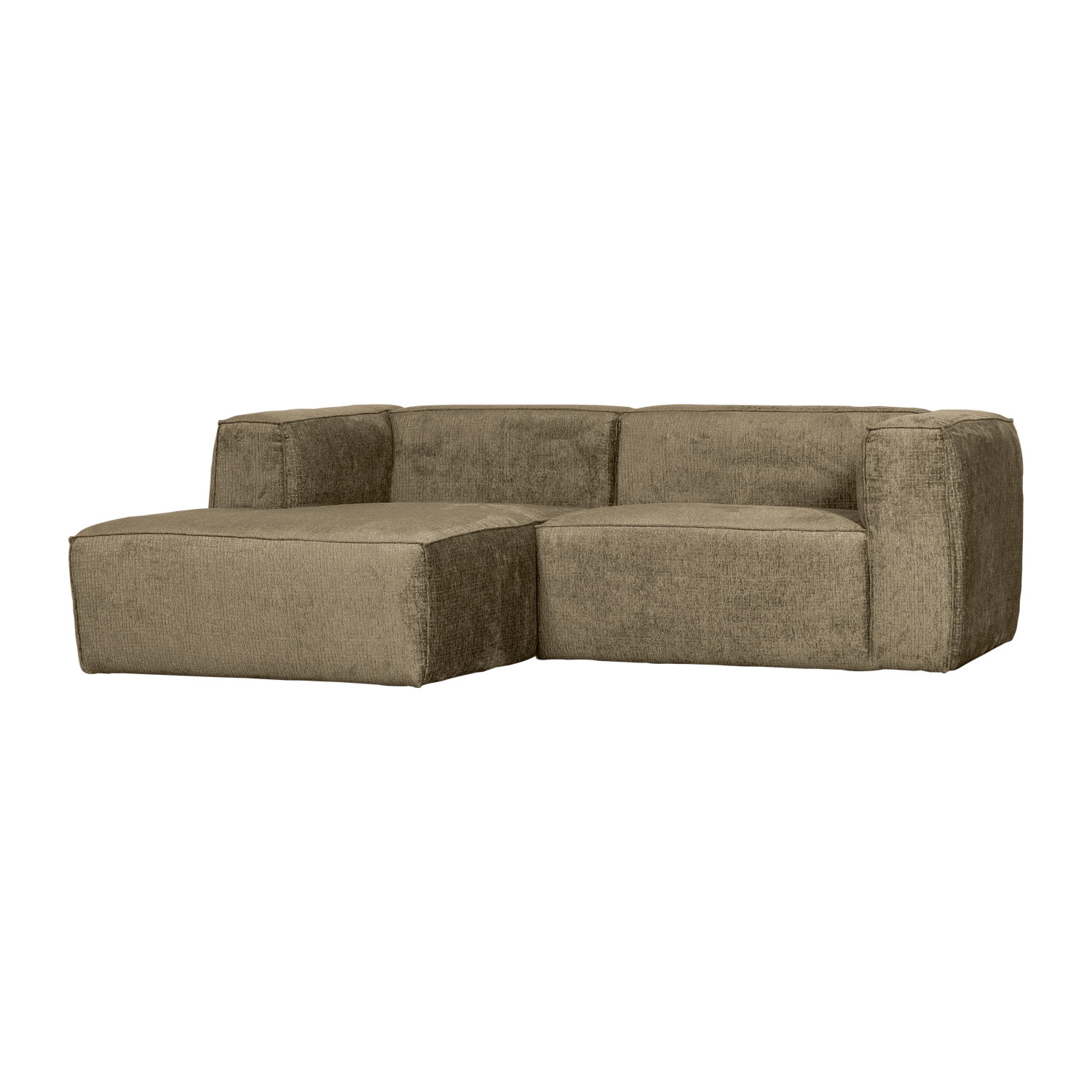Left-facing BEAN corner sofa in curry