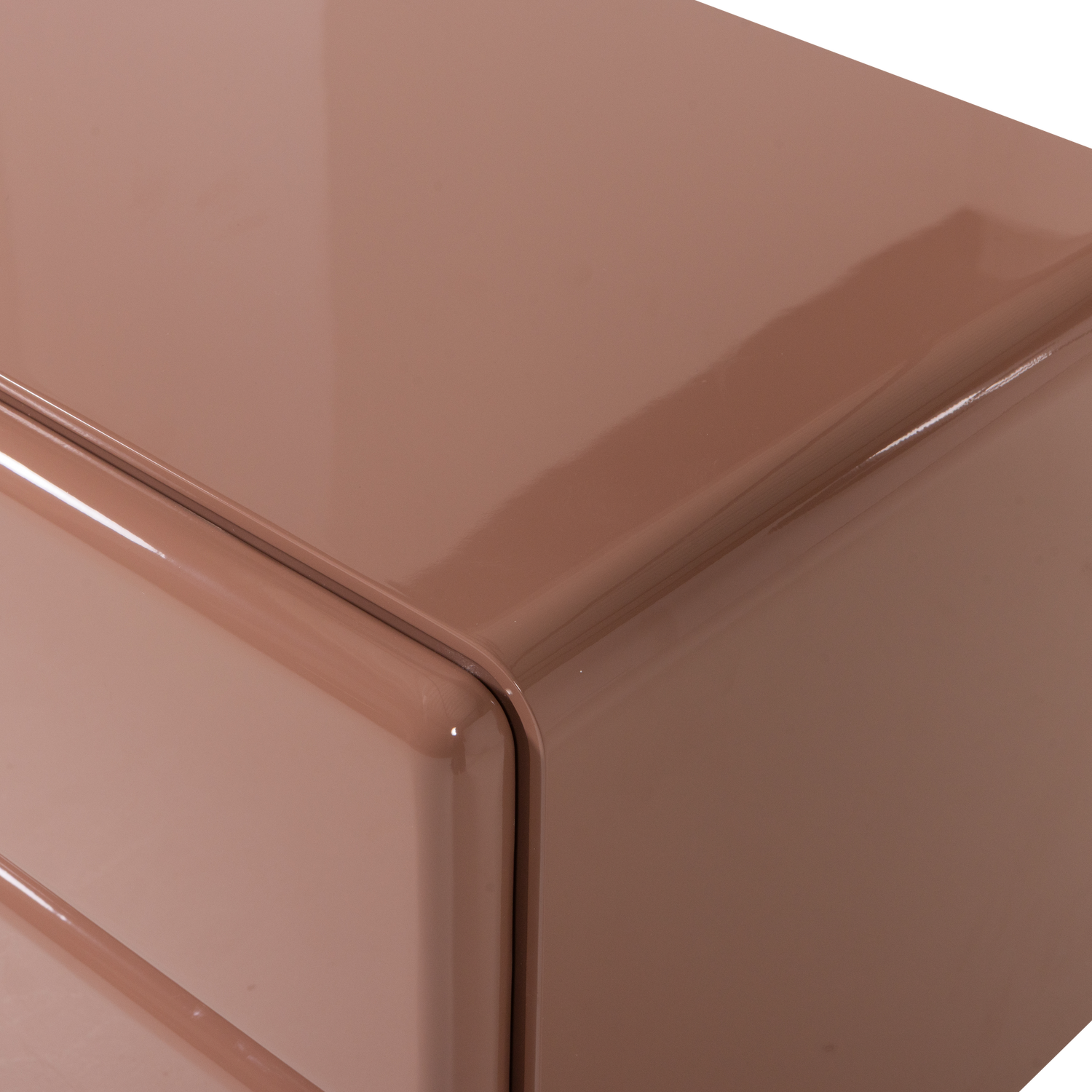 LUSTRA Nightstand in Dusty Pink
