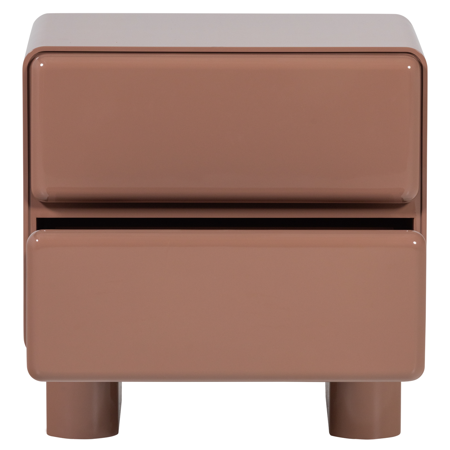 LUSTRA Nightstand in Dusty Pink