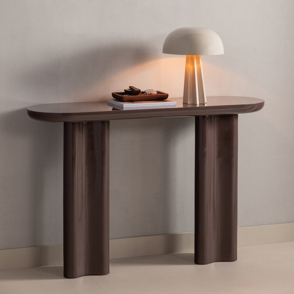 VIREL Light Gray Table Lamp