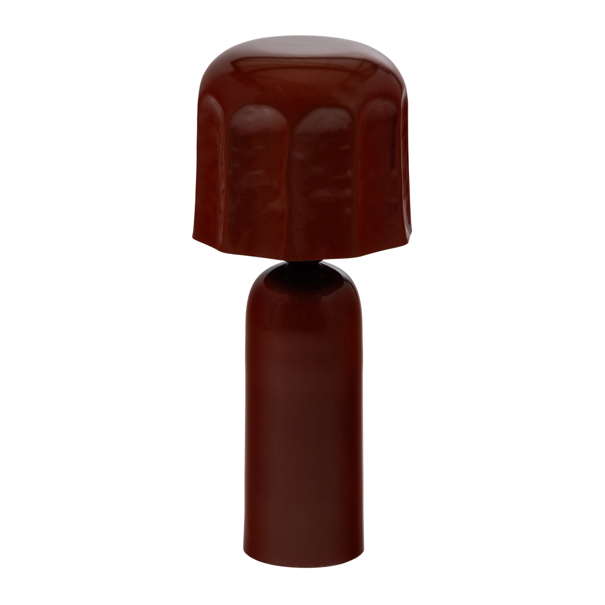 LUMIRA Burgundy Table Lamp