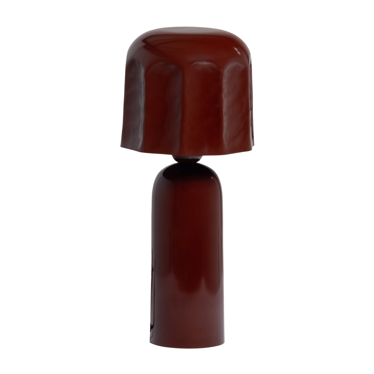 LUMIRA Burgundy Table Lamp