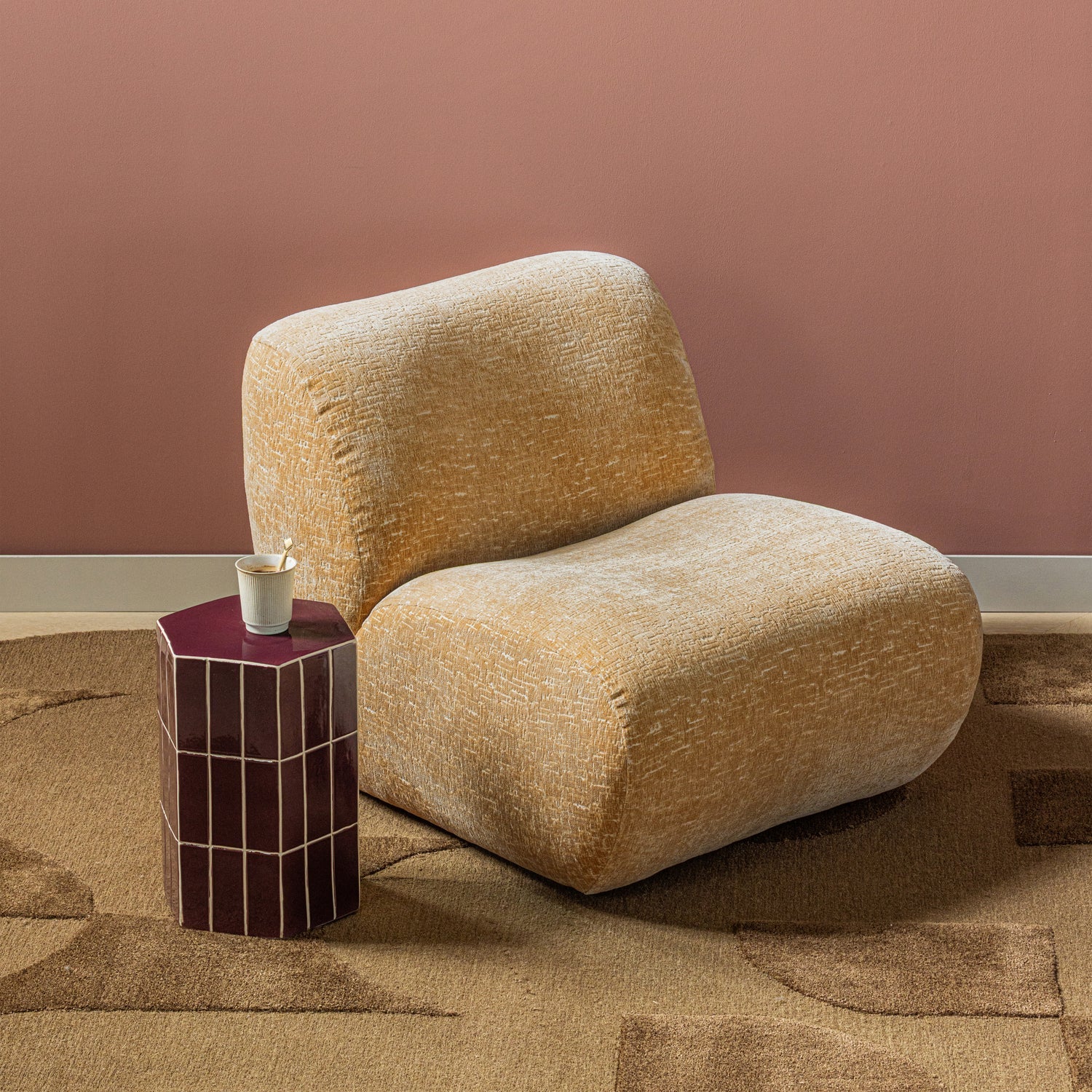PLU Plum Side Table
