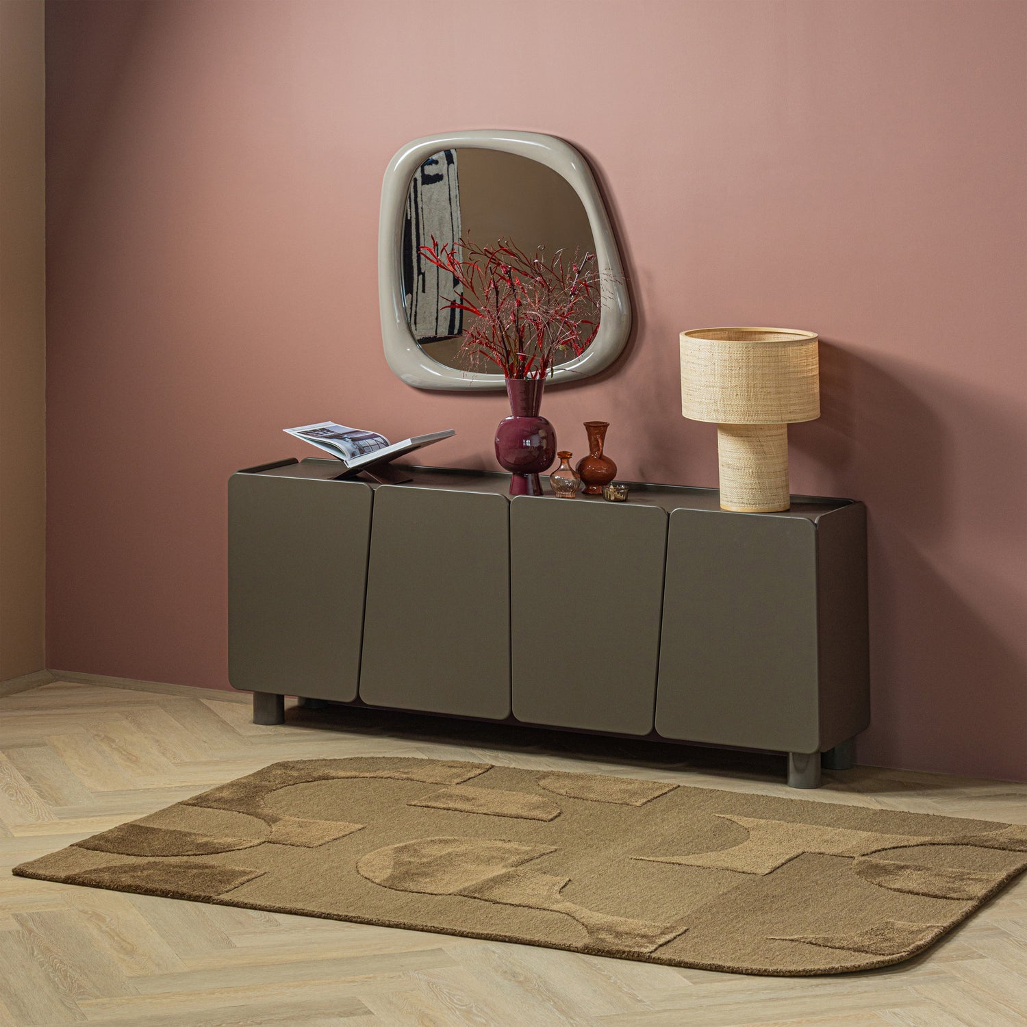 LIVO Brown Rug