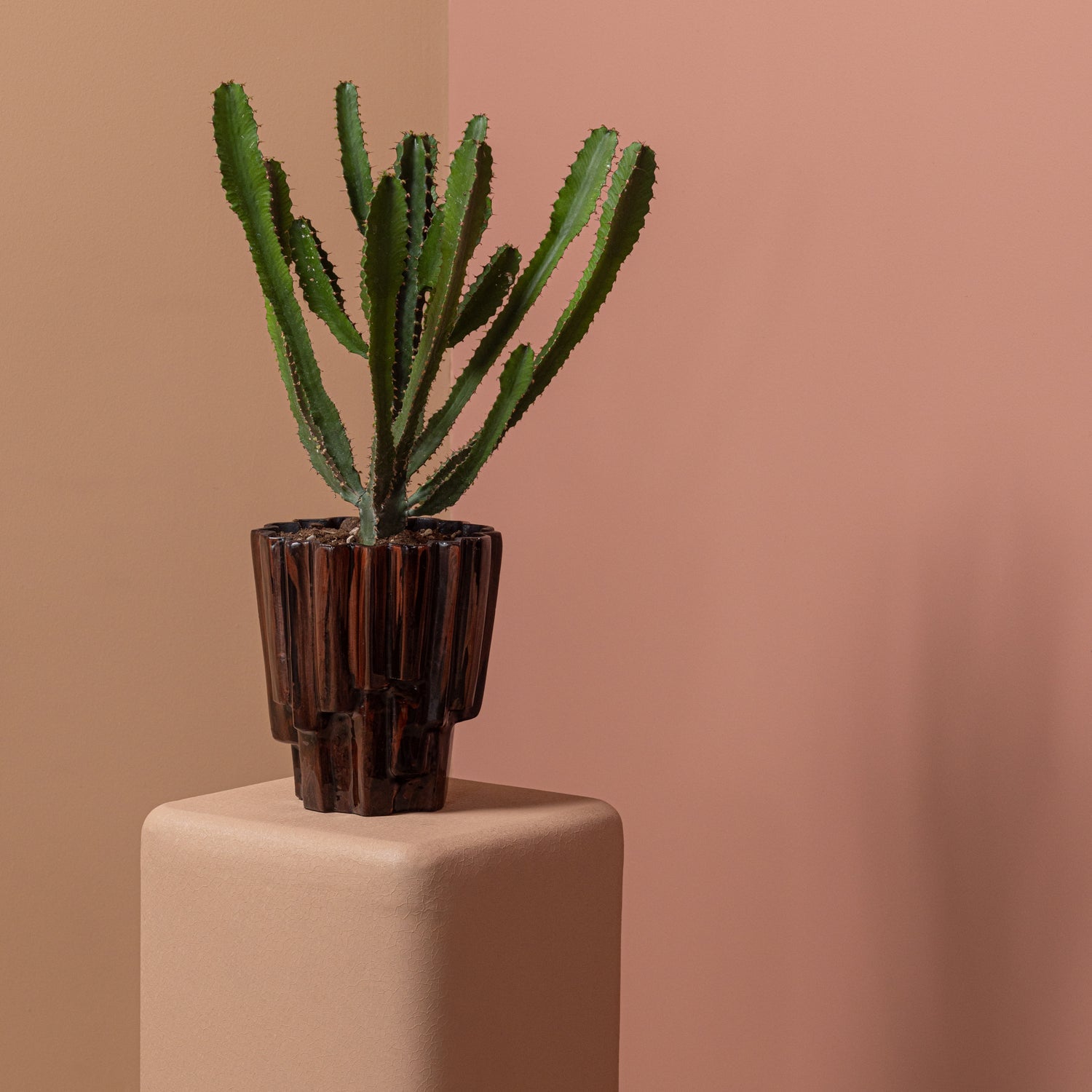 DRAVA Pot Brown