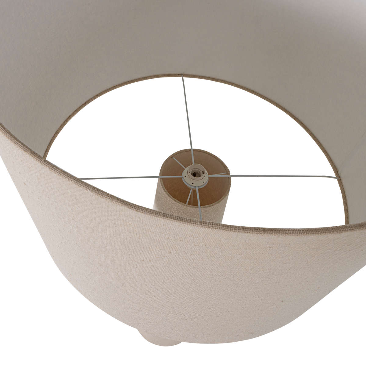 LOFT XXL Beige Boucle Floor Lamp