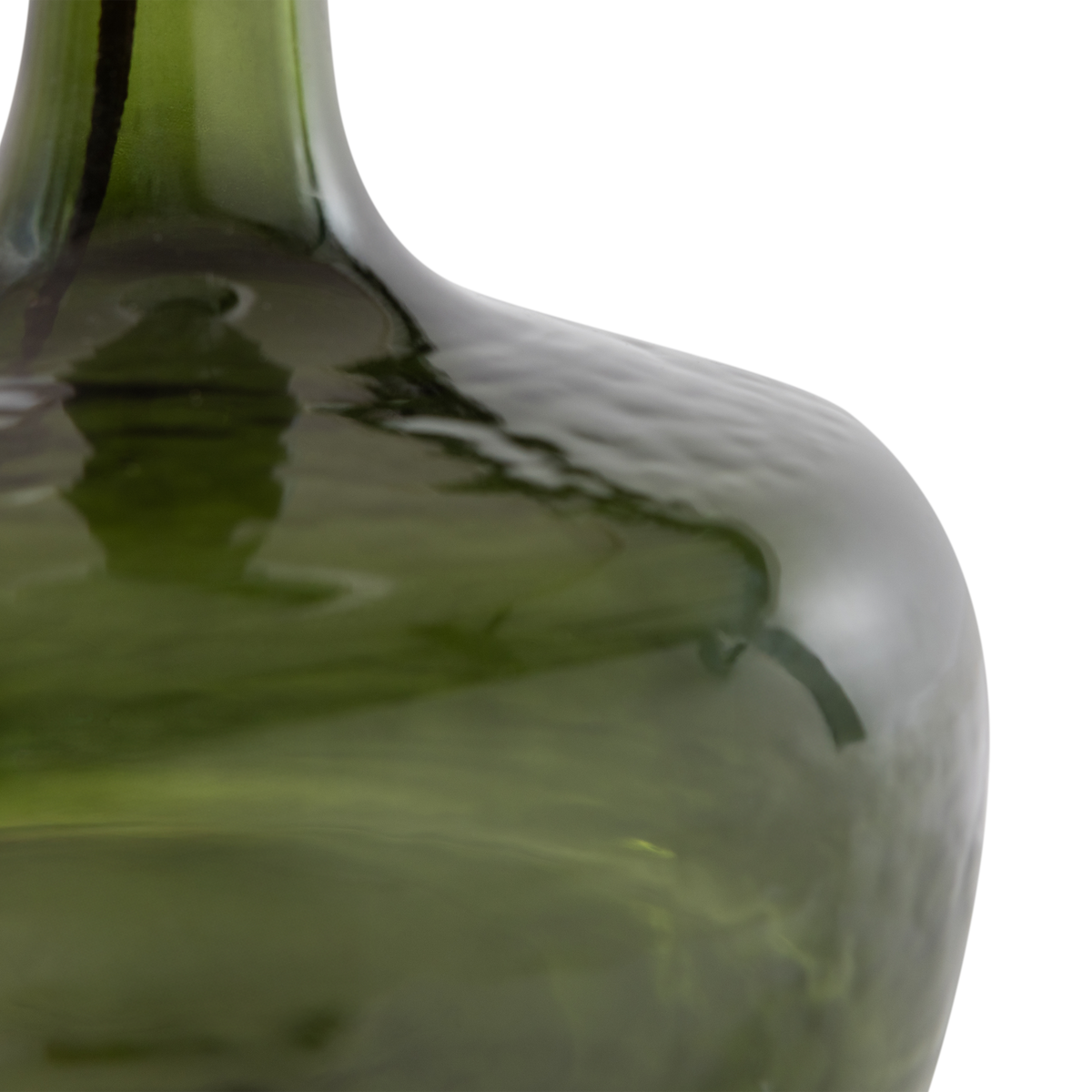 LUMA Green Glass Table Lamp