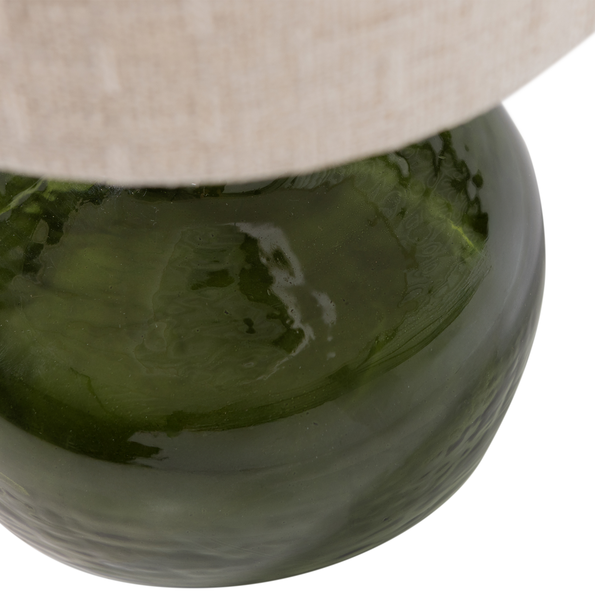 LUMA Green Glass Table Lamp