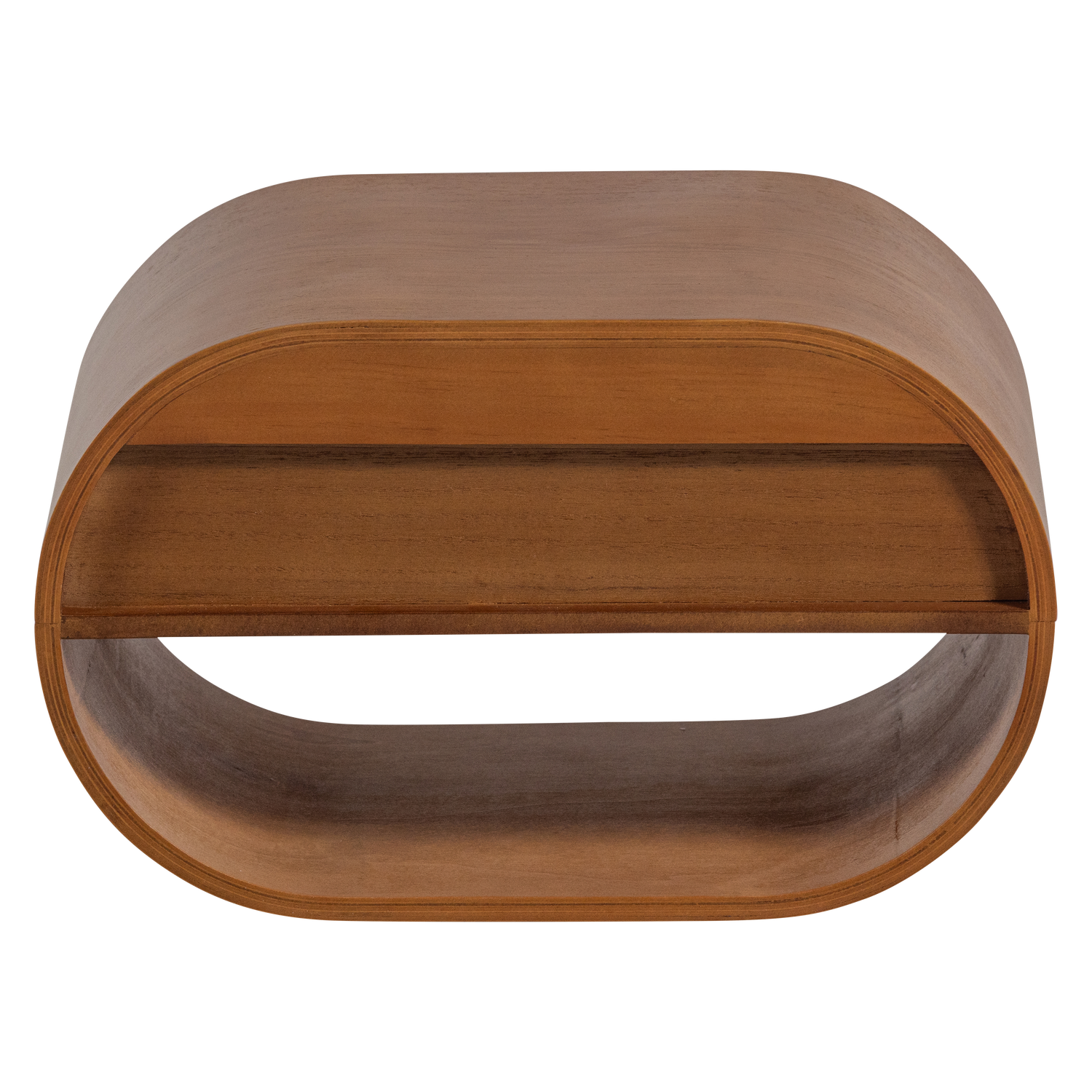 MOMO Wall-Mounted Nightstand in Brown