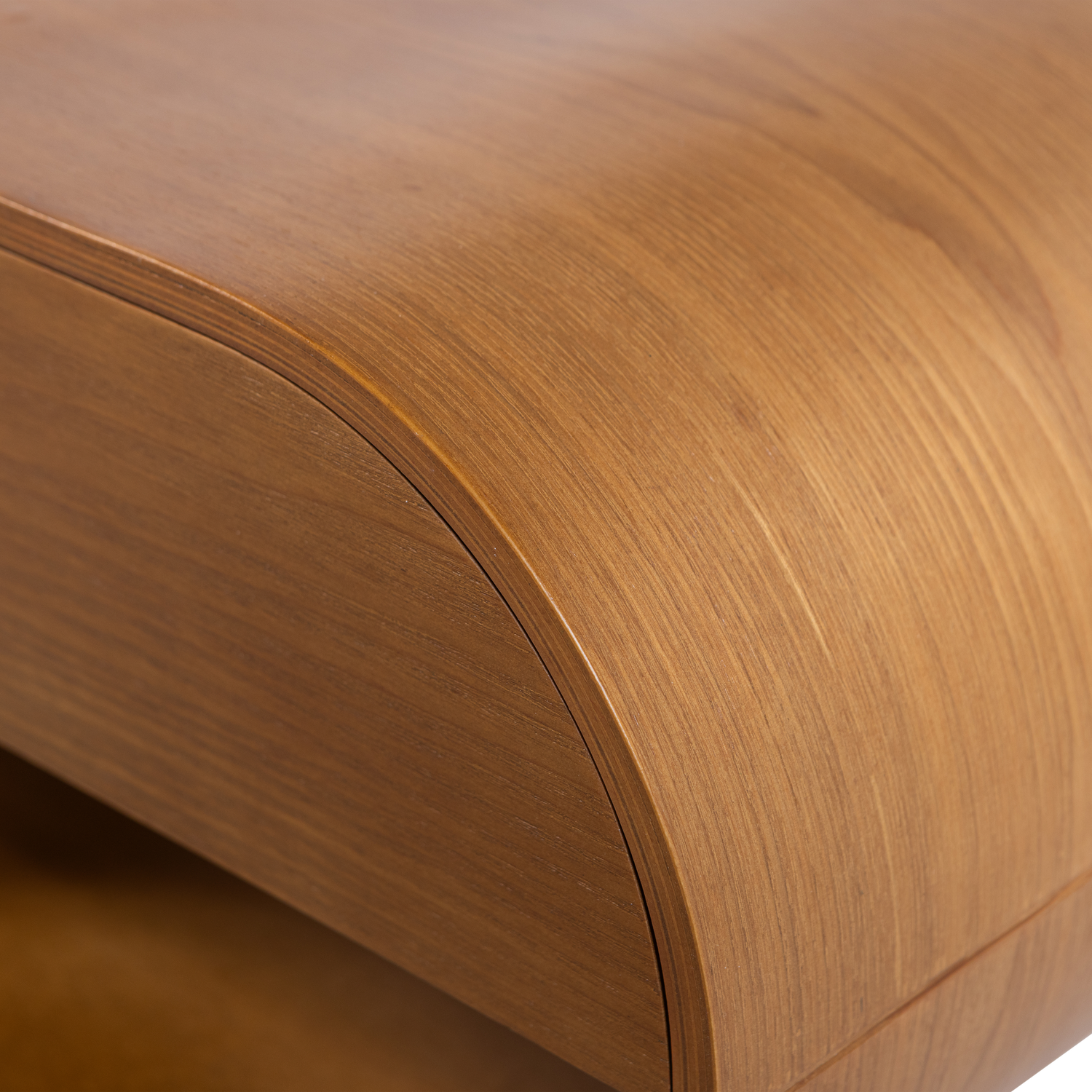 MOMO Wall-Mounted Nightstand in Brown