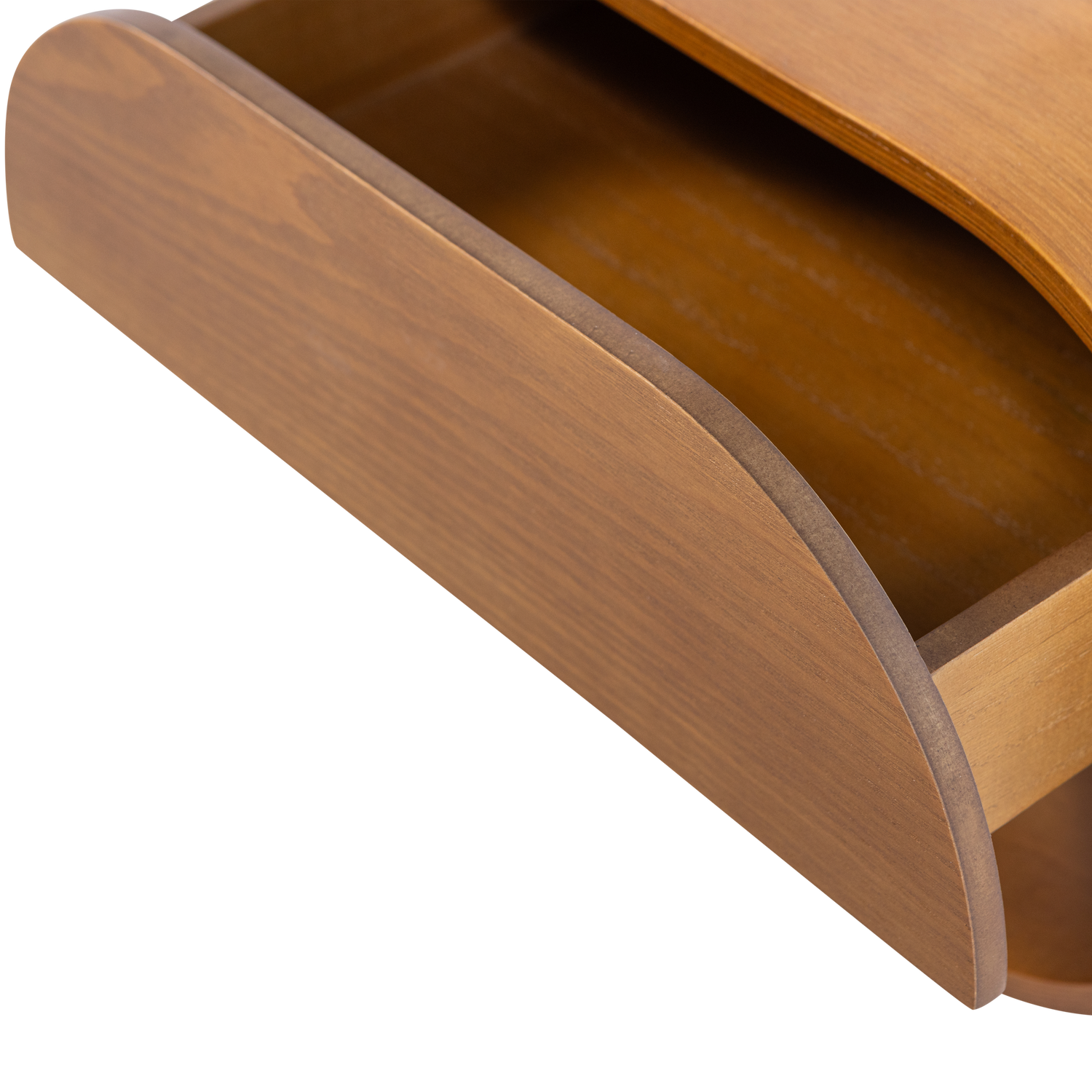 MOMO Wall-Mounted Nightstand in Brown