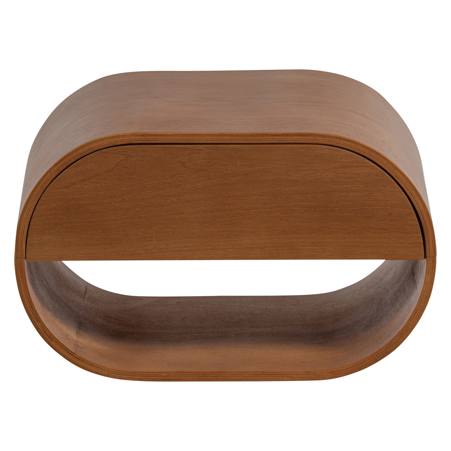 MOMO Wall-Mounted Nightstand in Brown