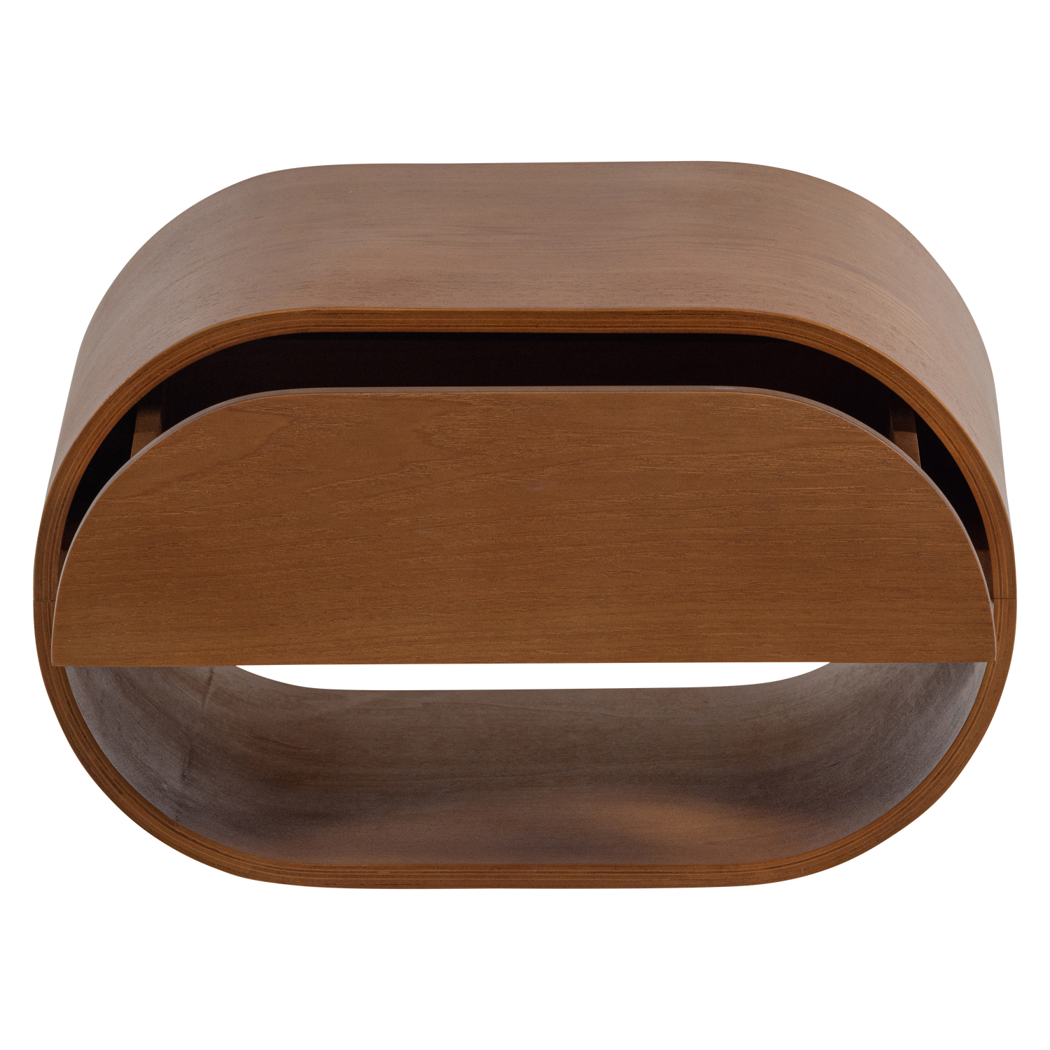MOMO Wall-Mounted Nightstand in Brown