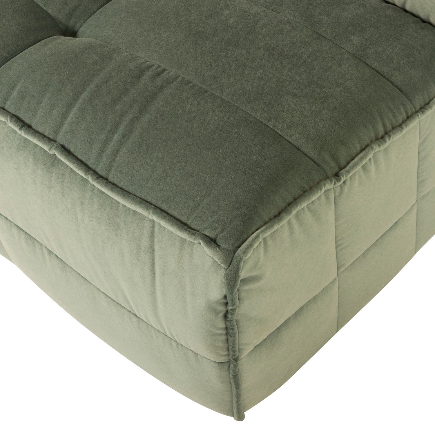 Pistachio Velvet Armchair / Cluster Module