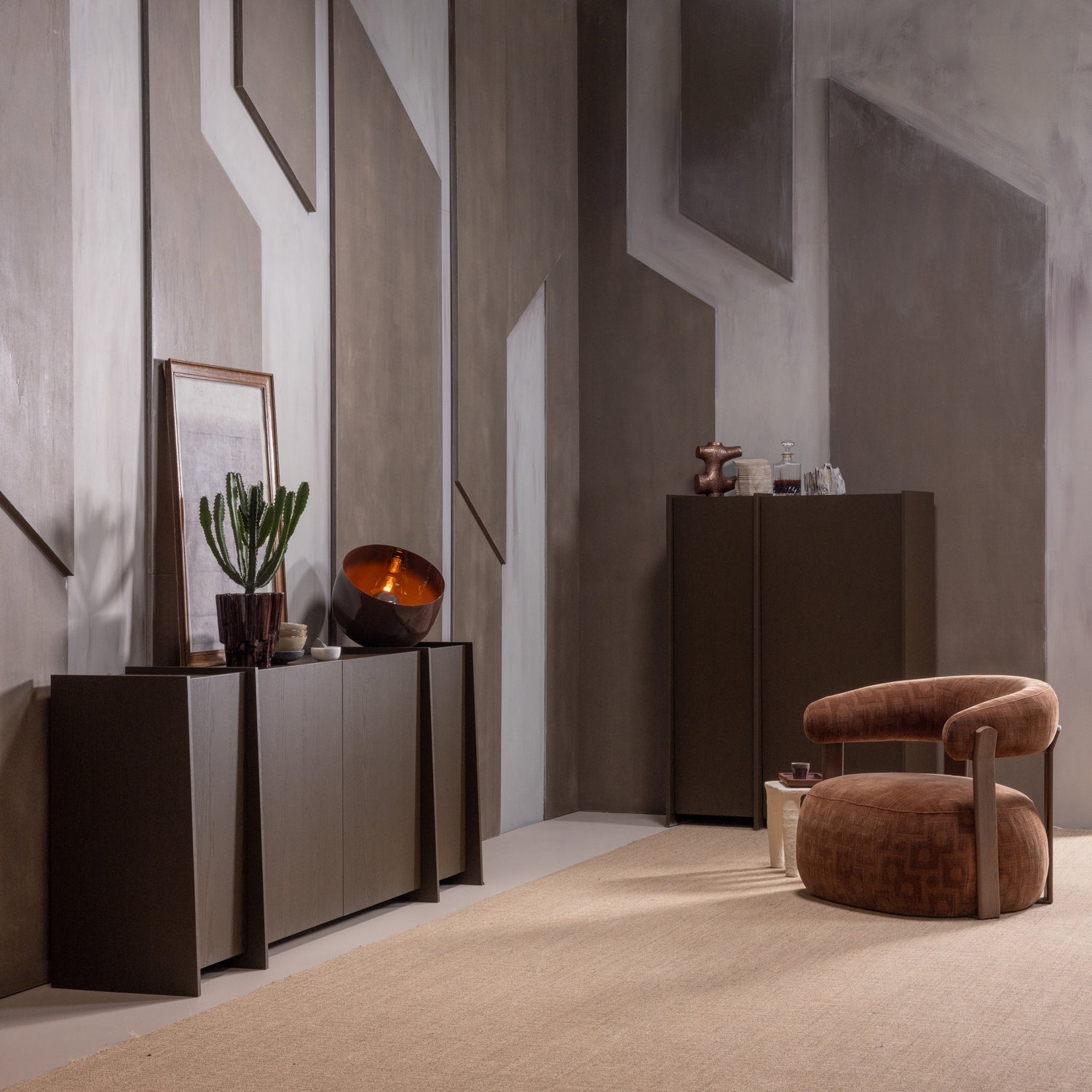 BROCK Chest of Drawers Brown