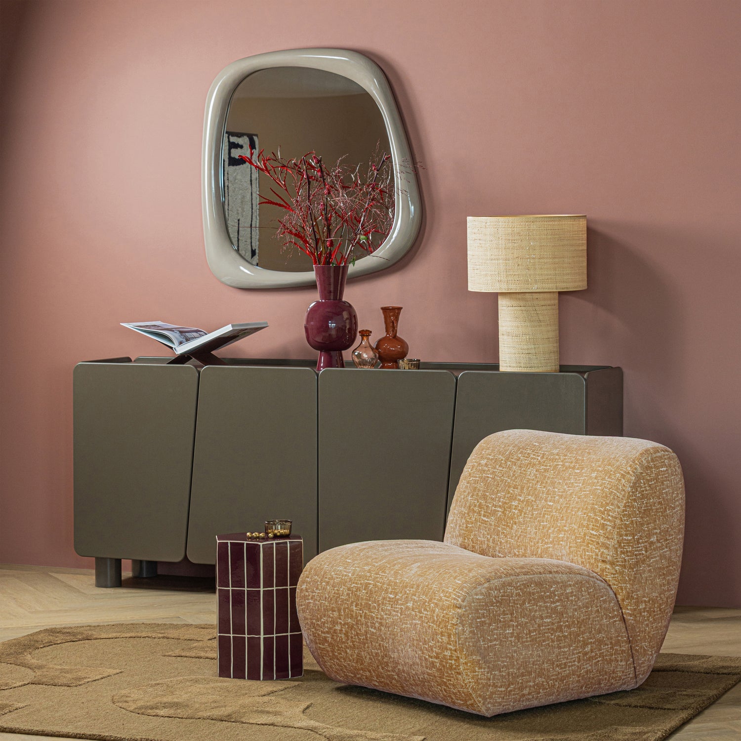 NOMU Armchair in Mustard Yellow