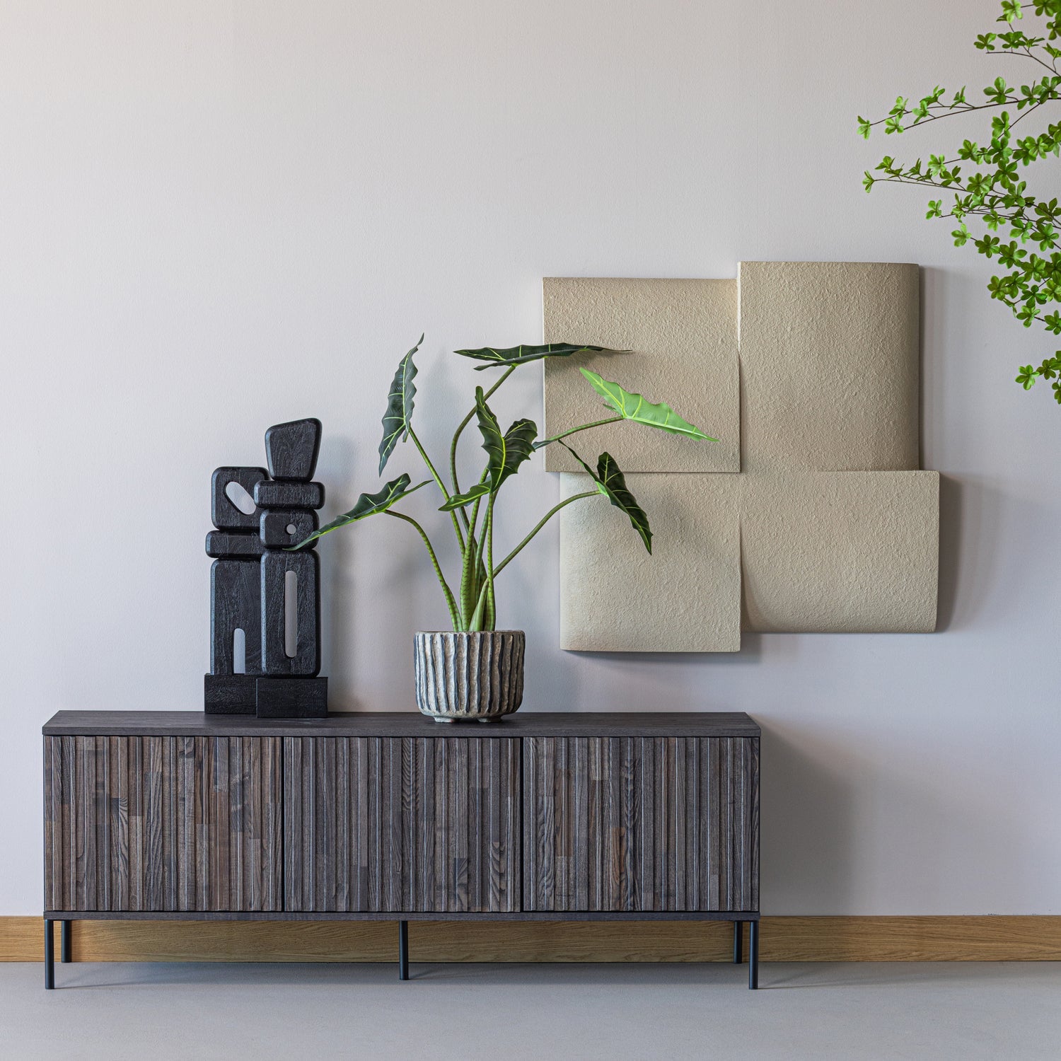 ISAN Dark Brown Decoration Set