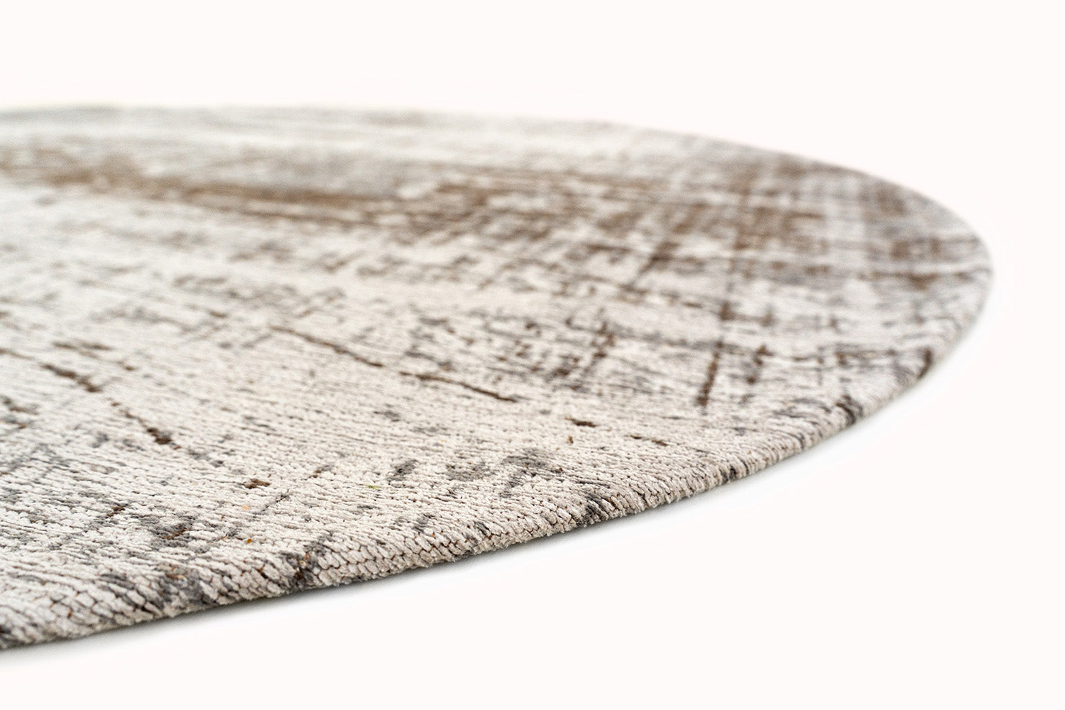 Round rug Griff Concrete jungle beige