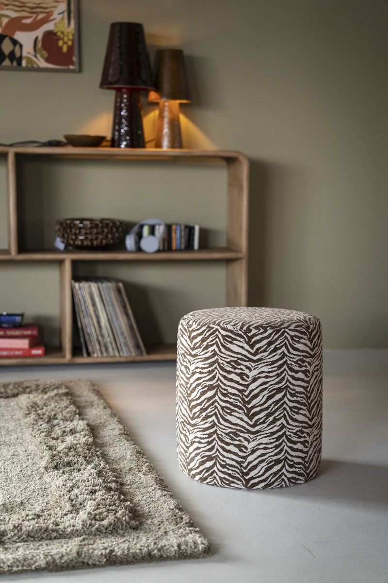 TIGRA brown pouf