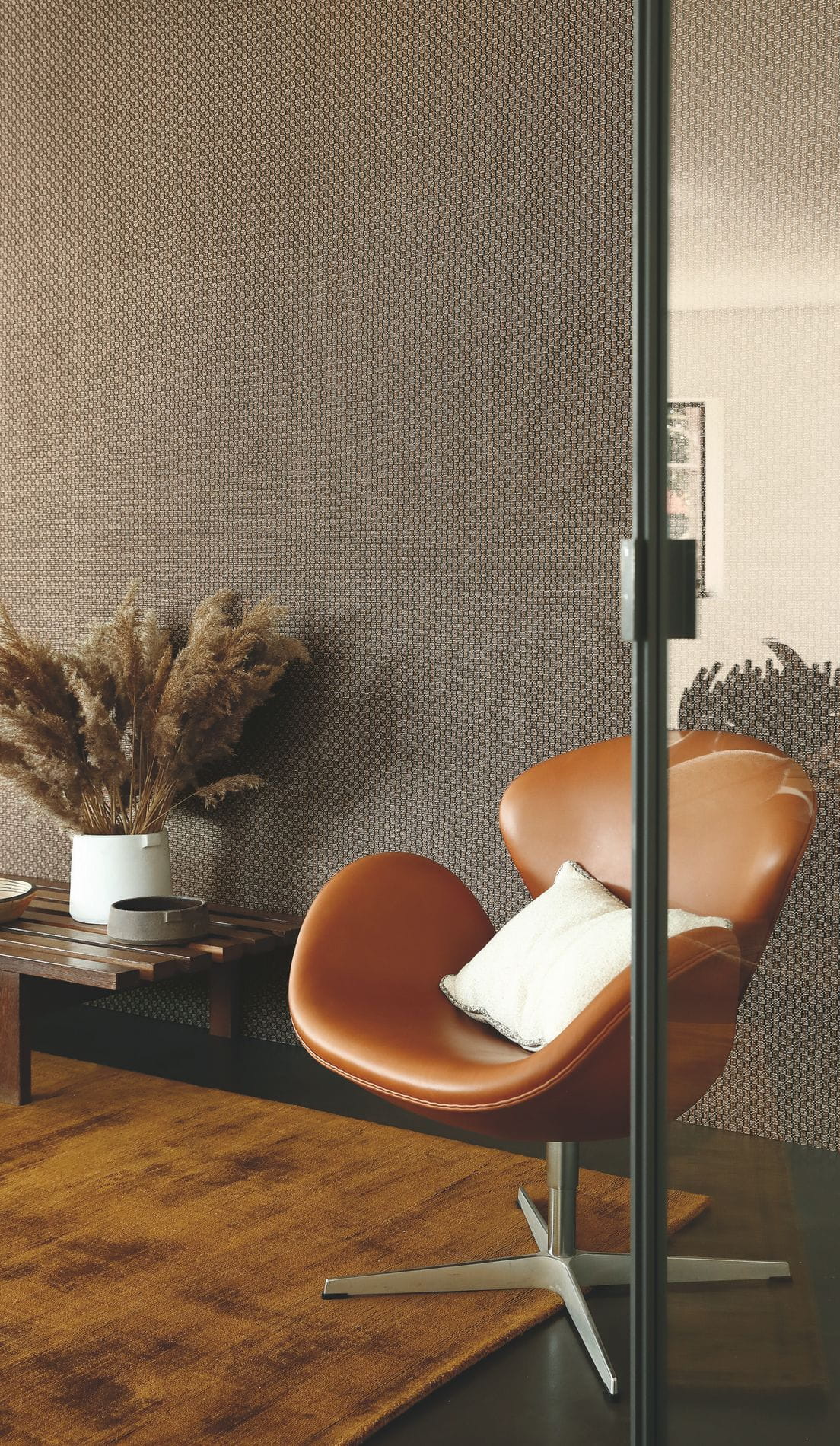 Structural Woven Wallpaper TRENZA - SABLE Beige