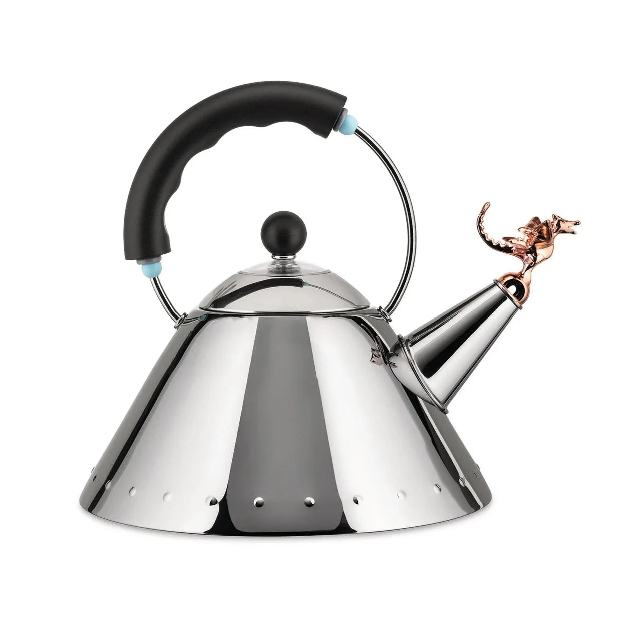 Tea Rex silver -black induction kettle with black