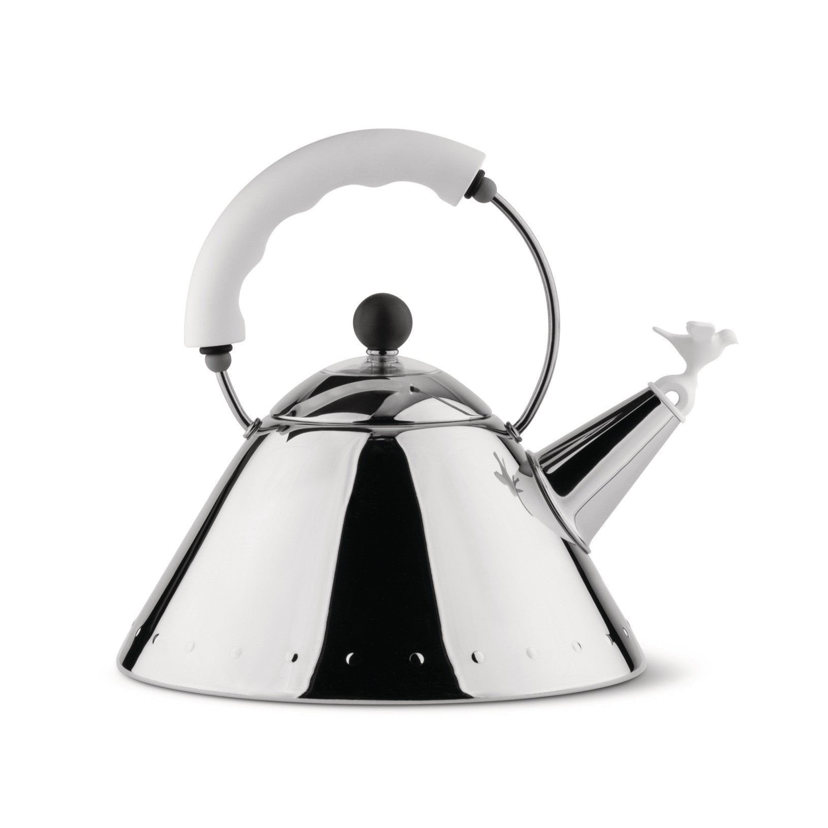 9093 silver with white induction kettle