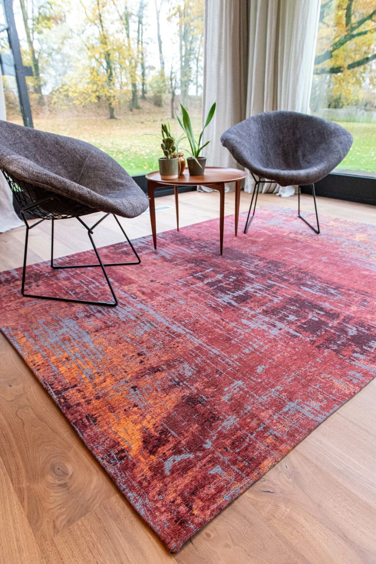 Streaks rug nassau red red