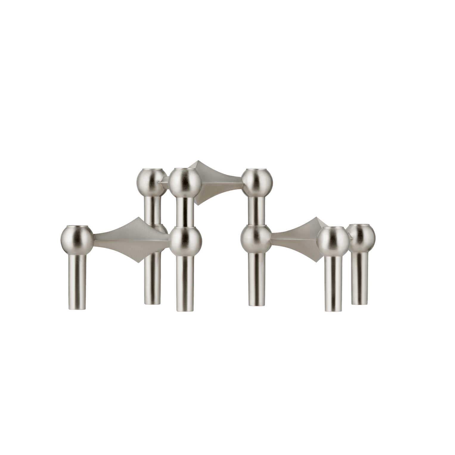 STOFF NAGEL Candle Holder Brushed Chrome