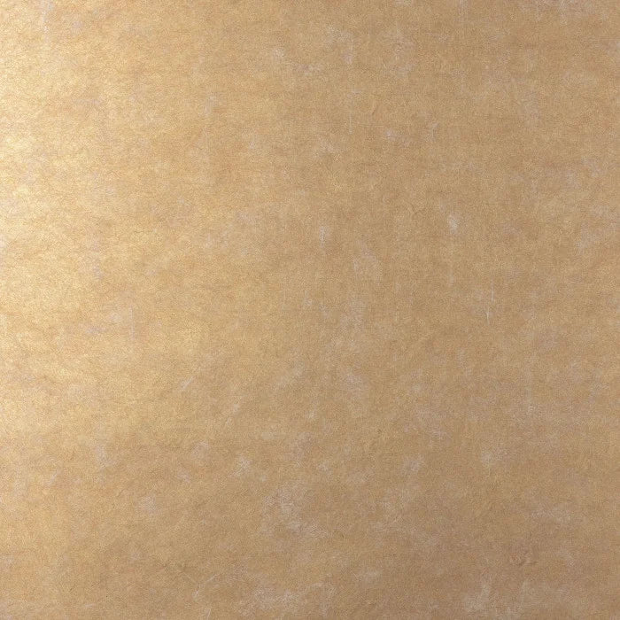 Strukturierte, metallische Textiltapete mit Falten OXEA - DORÉ Gold