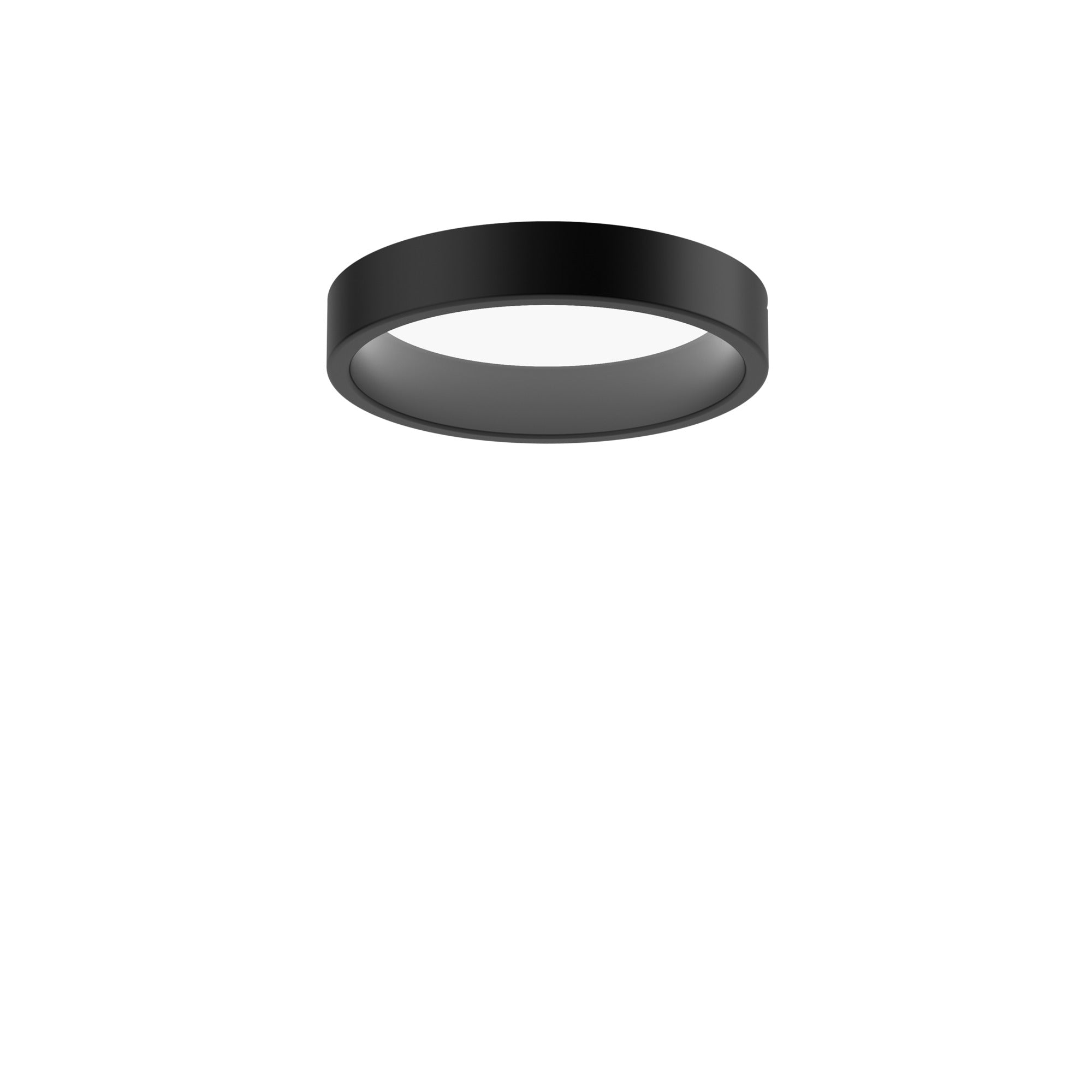 Plafon podtynkowy LP CIRCLE SEMI-RECESSED czarny