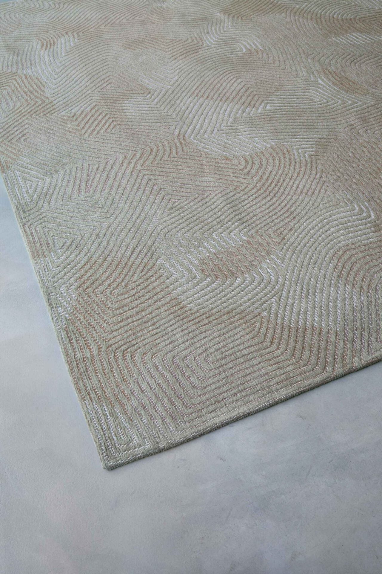 Coral shell beige beige rug