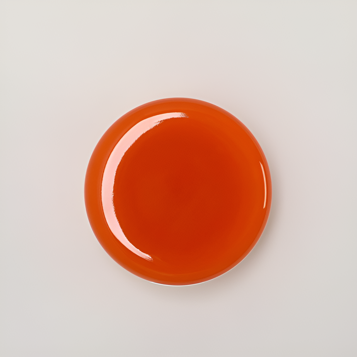 Orangefarbene Wandleuchte BONBON