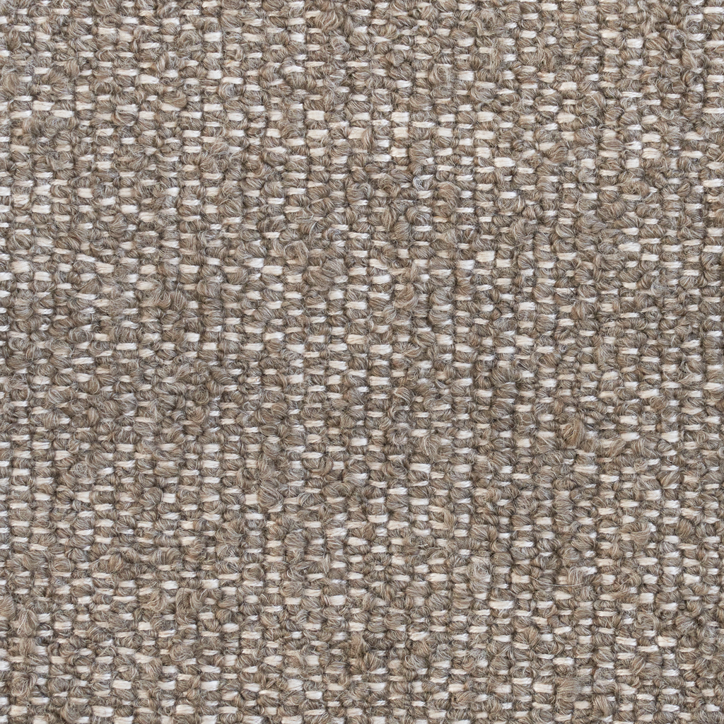 2-Seater Sofa CHIMNEY Brown Boucle with Black Base