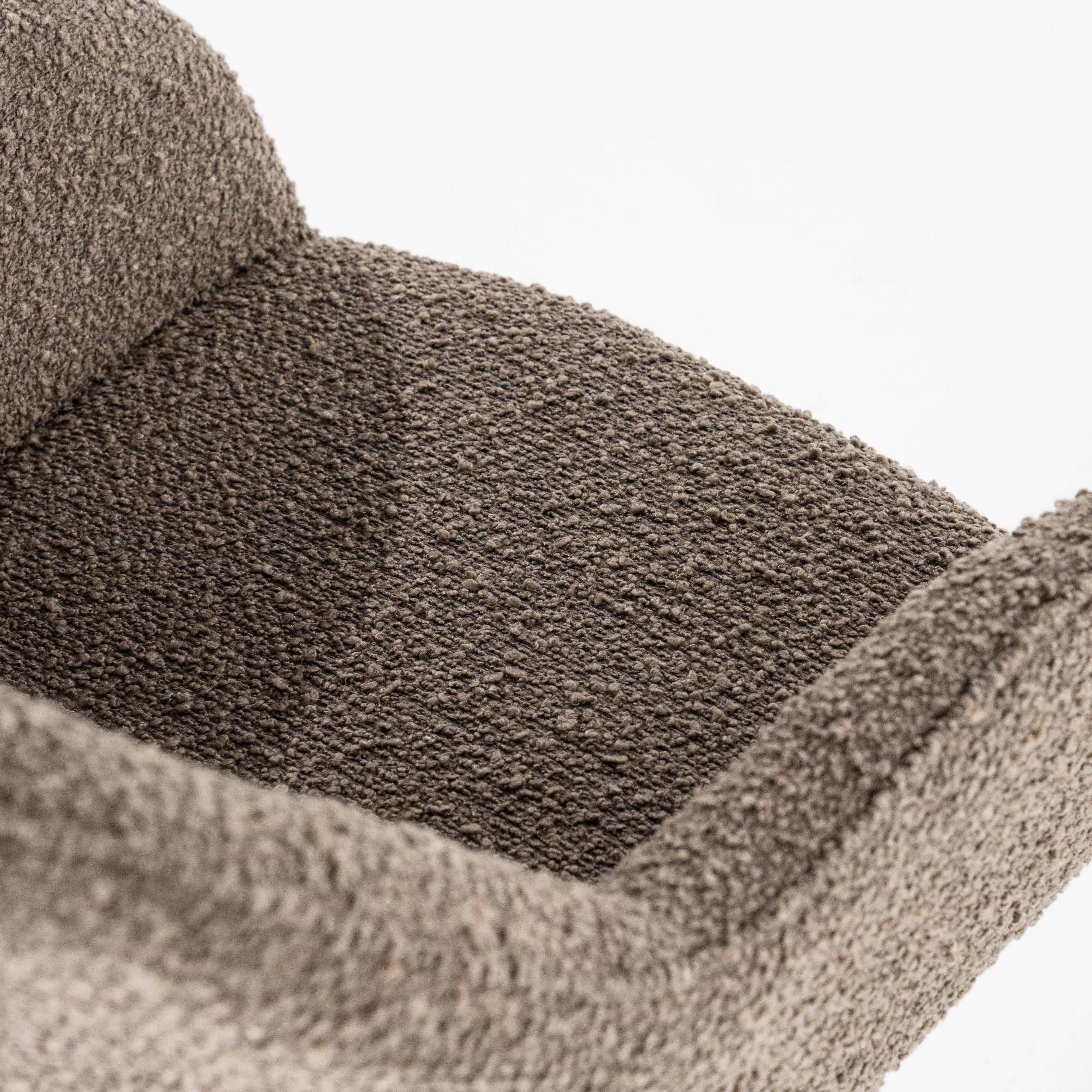 FABIO Chair in Dark Brown with Black Base