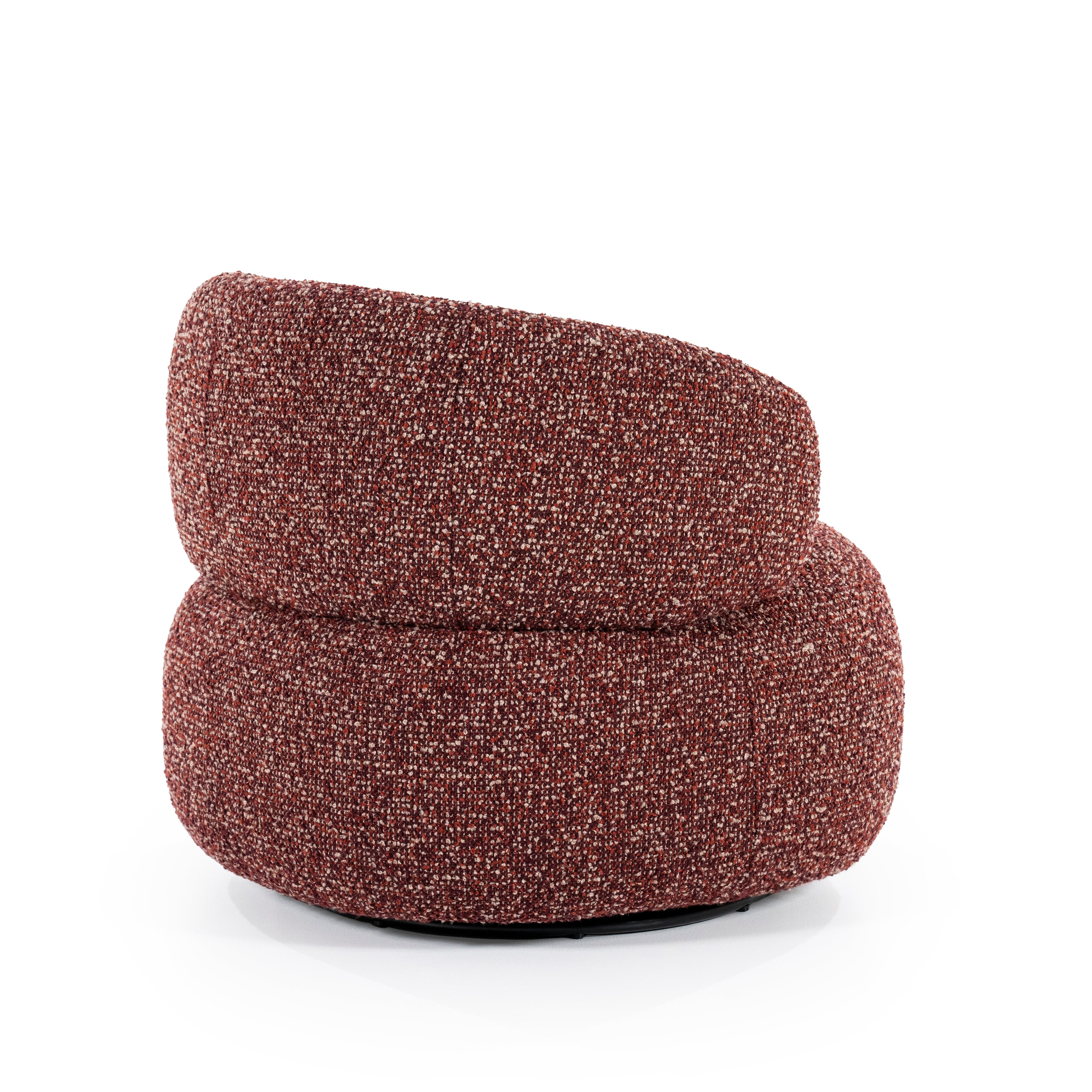 Sessel MAEVE rotbraun meliert