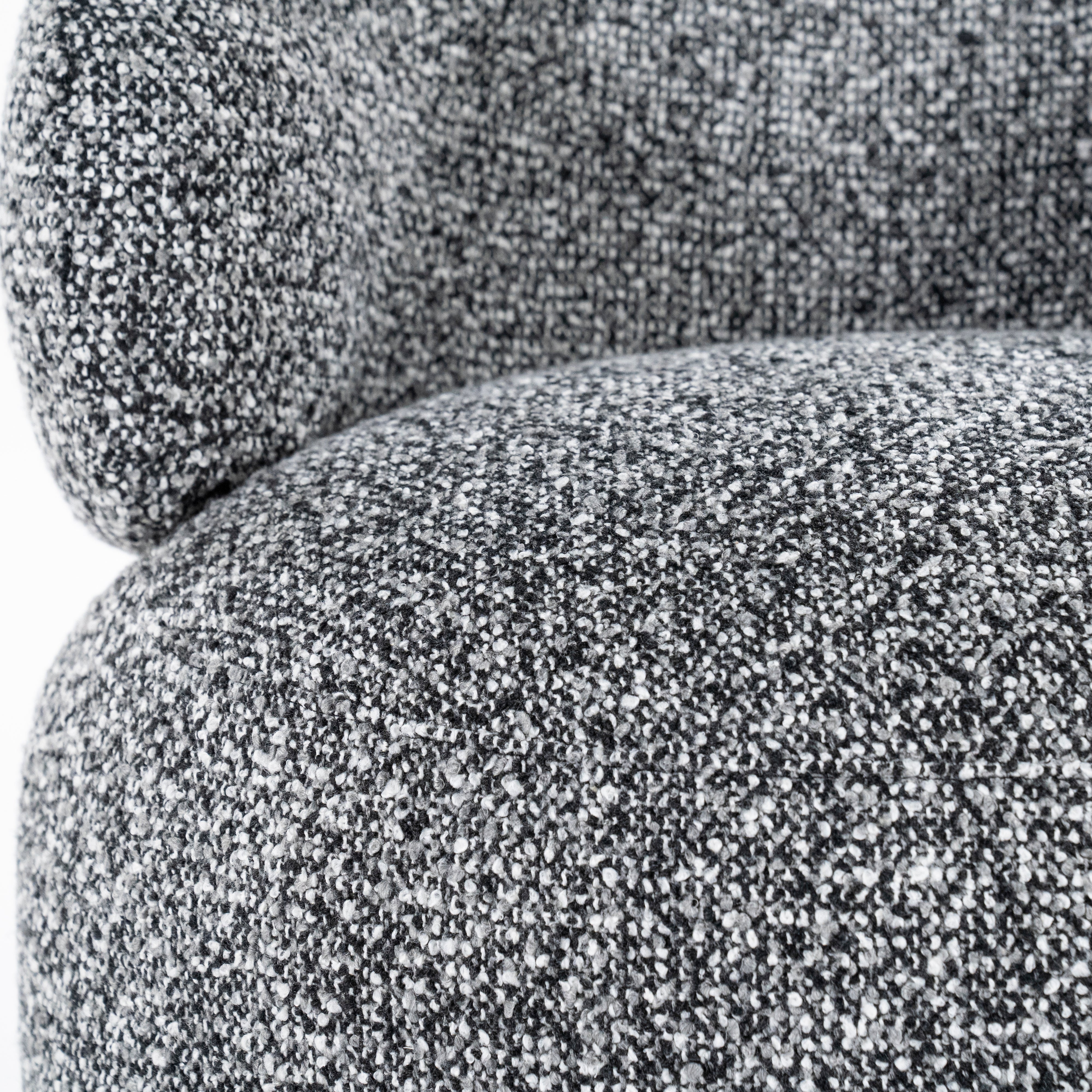 Sessel MAEVE schwarz-weiß meliert