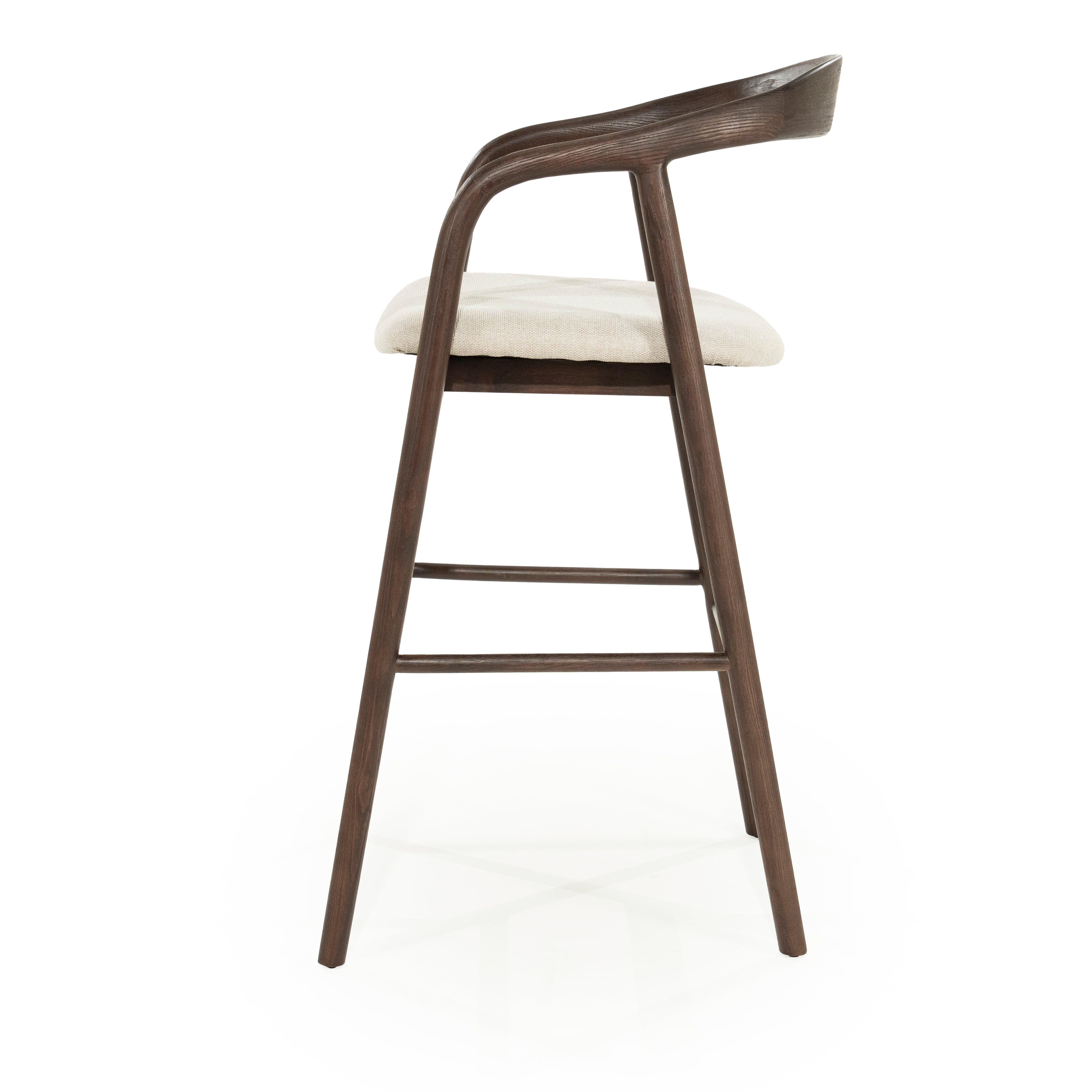 RAYVEN Stool dark ash wood