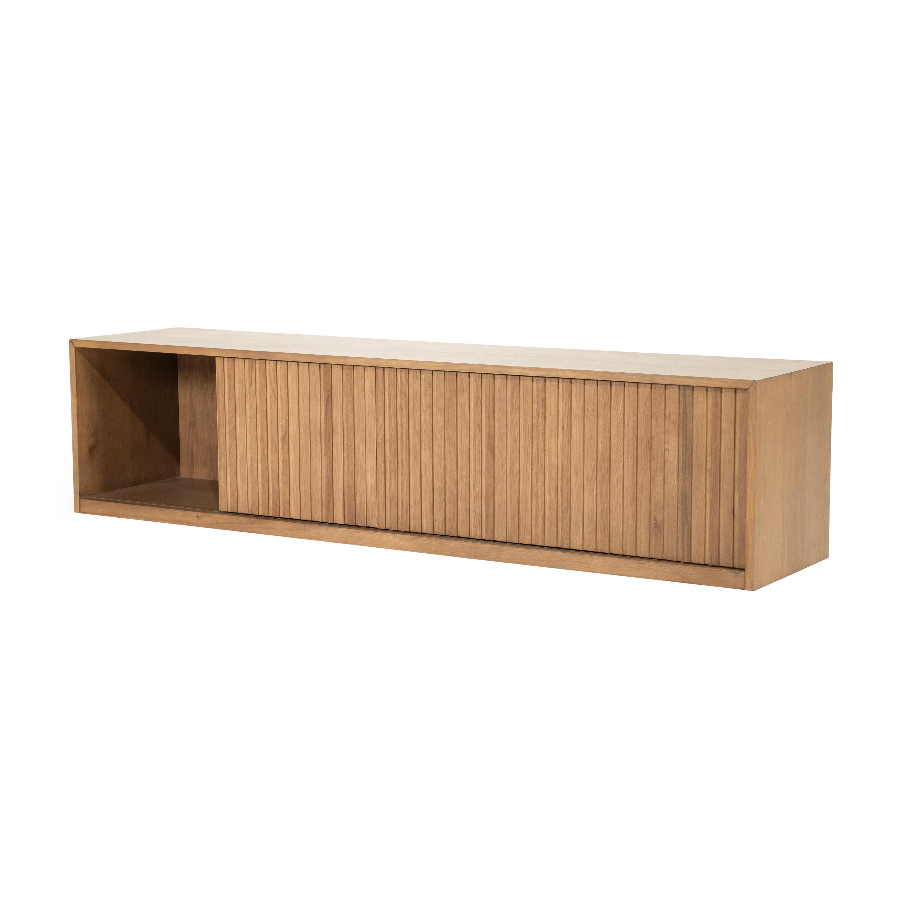 MILO TV cabinet dark oak wood
