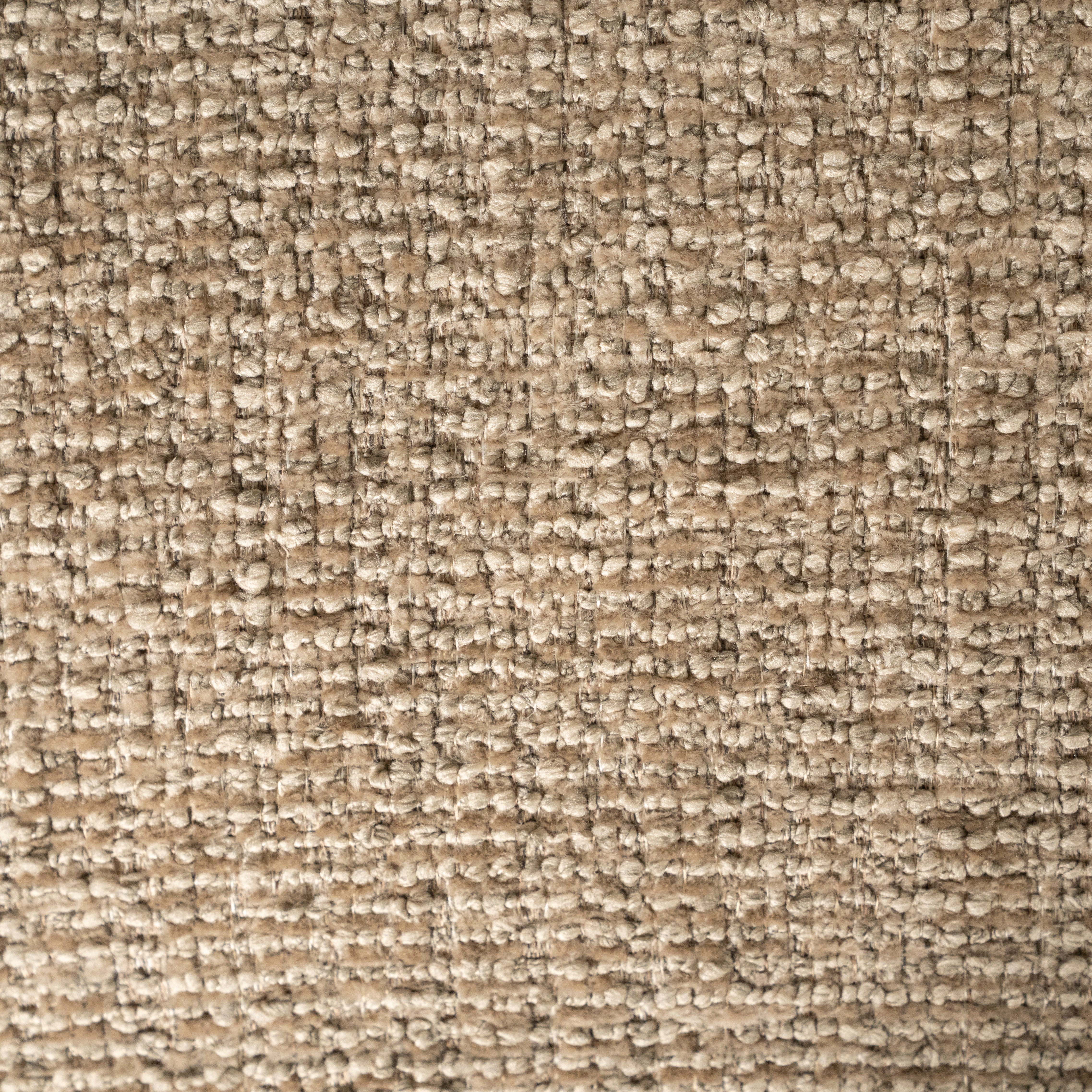 Drehstuhl ALISSA taupe mit dunkelbraunem Fußteil