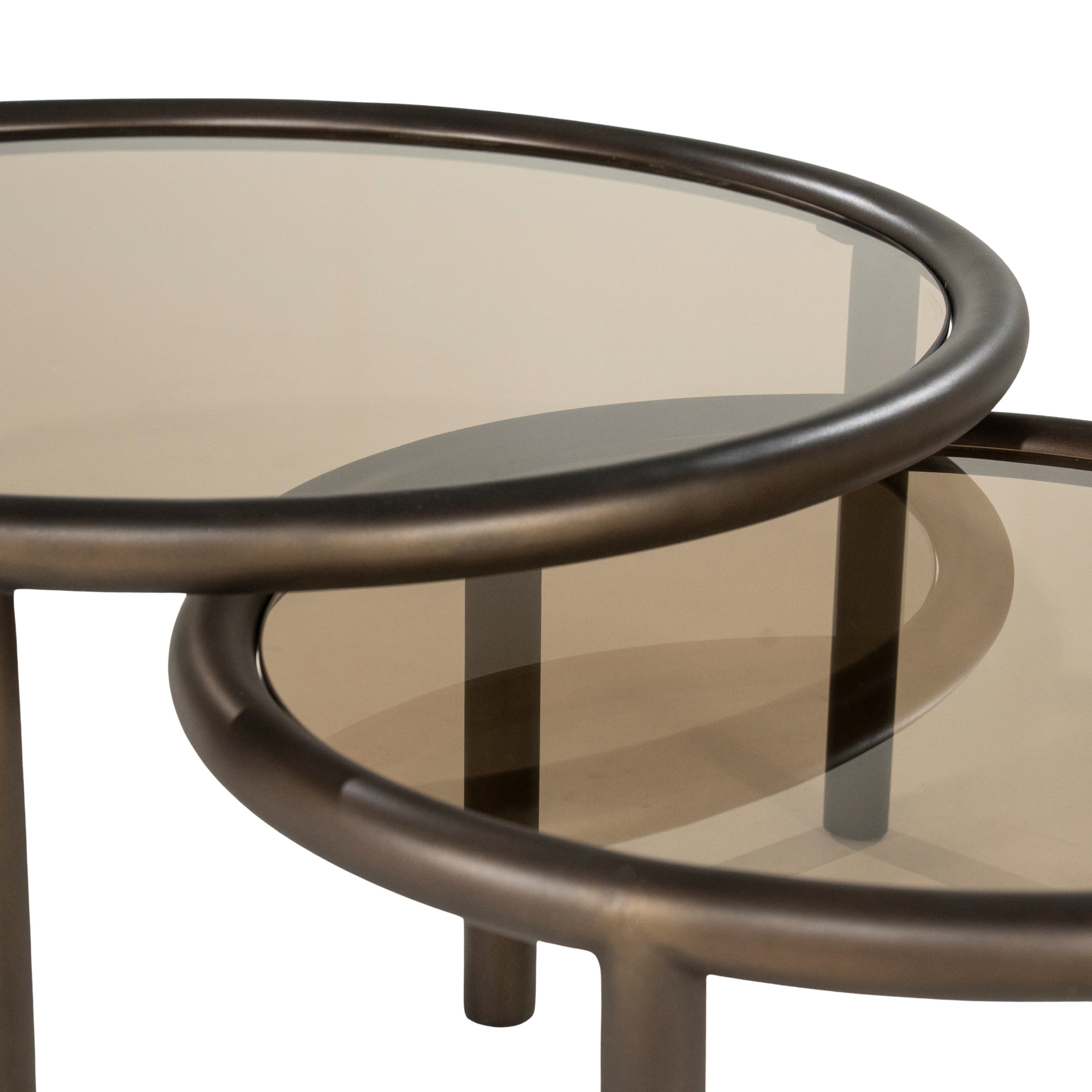 CIRCO Brown Coffee Table Set