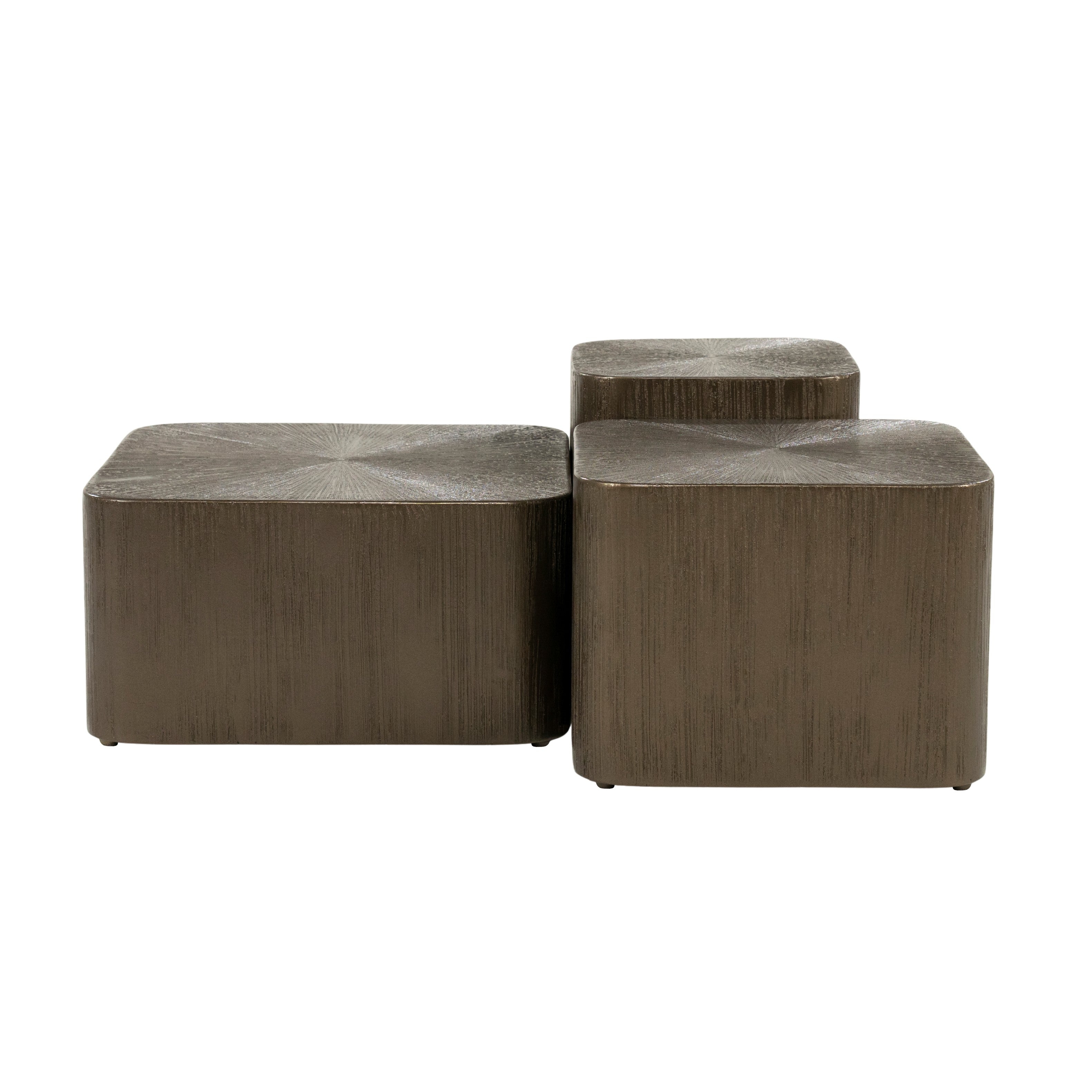 SILVA Brown Coffee Table Set