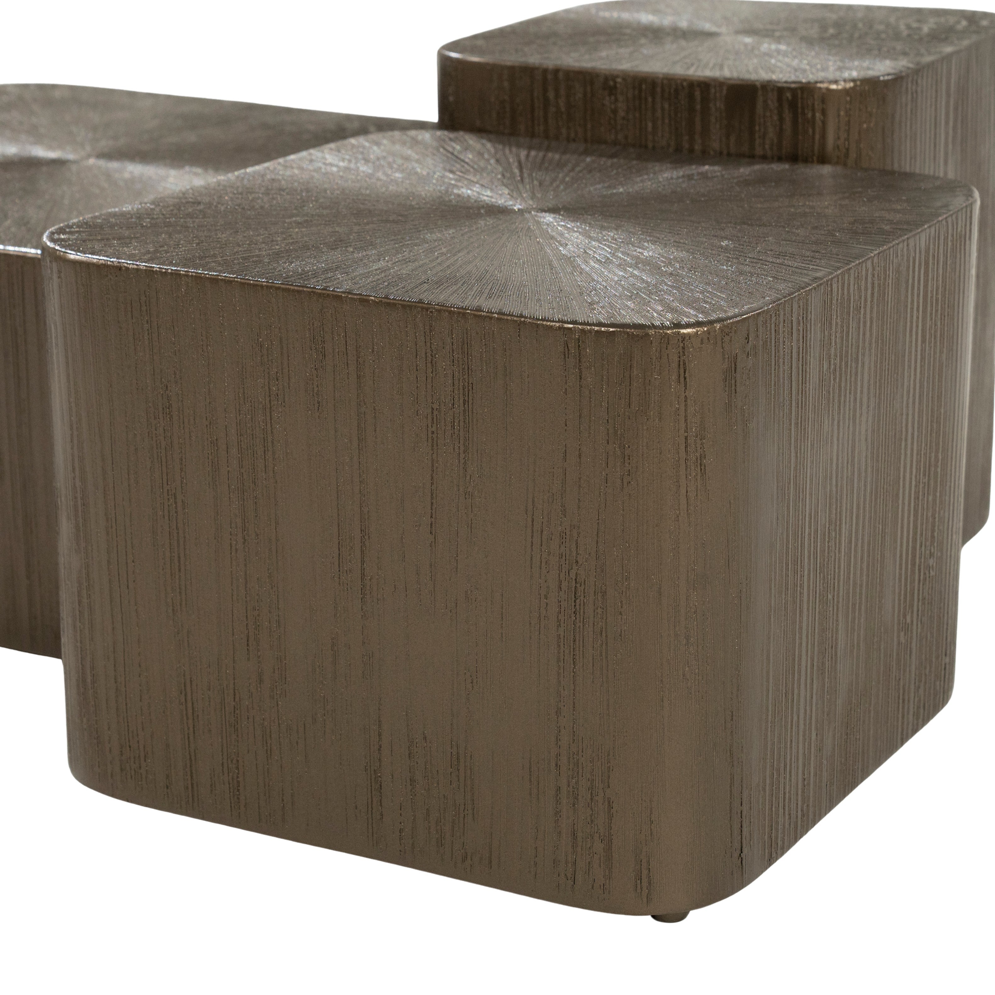 SILVA Brown Coffee Table Set