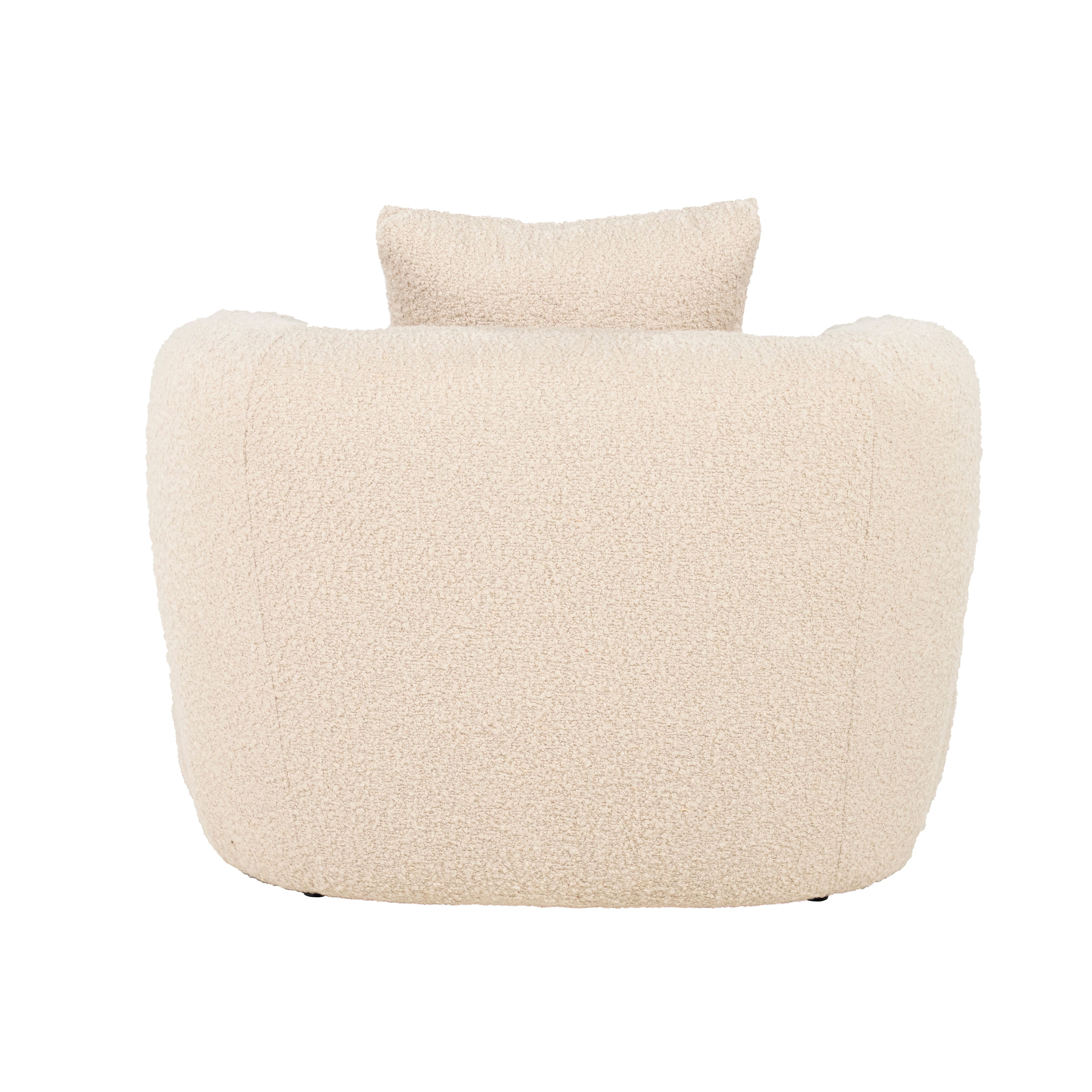 BRUNO Beige Armchair